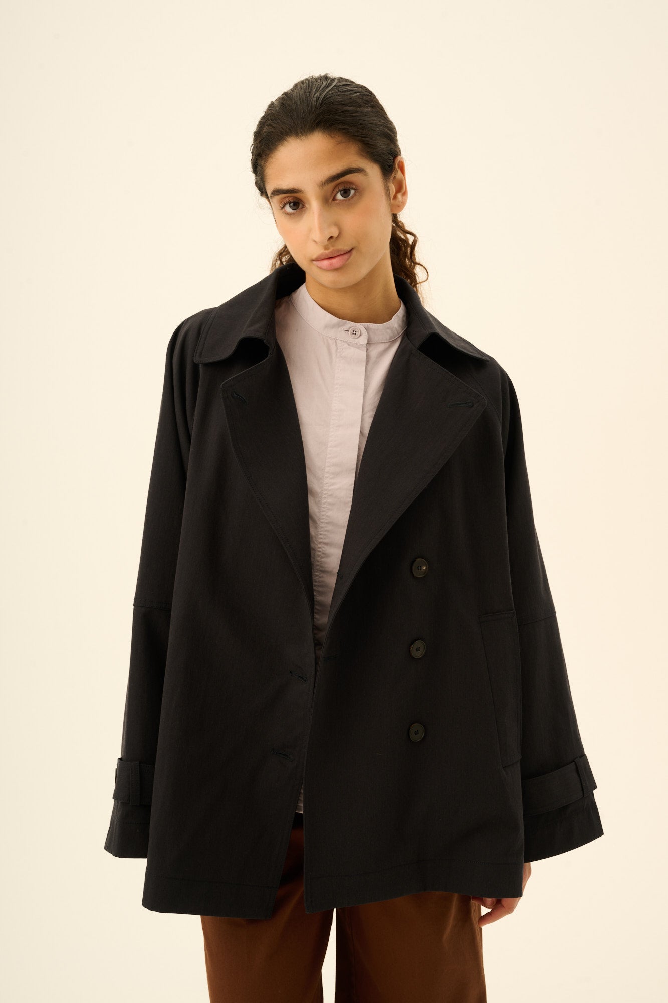 Rue de Tokyo CAJSA TRENCH Jackets NAVY