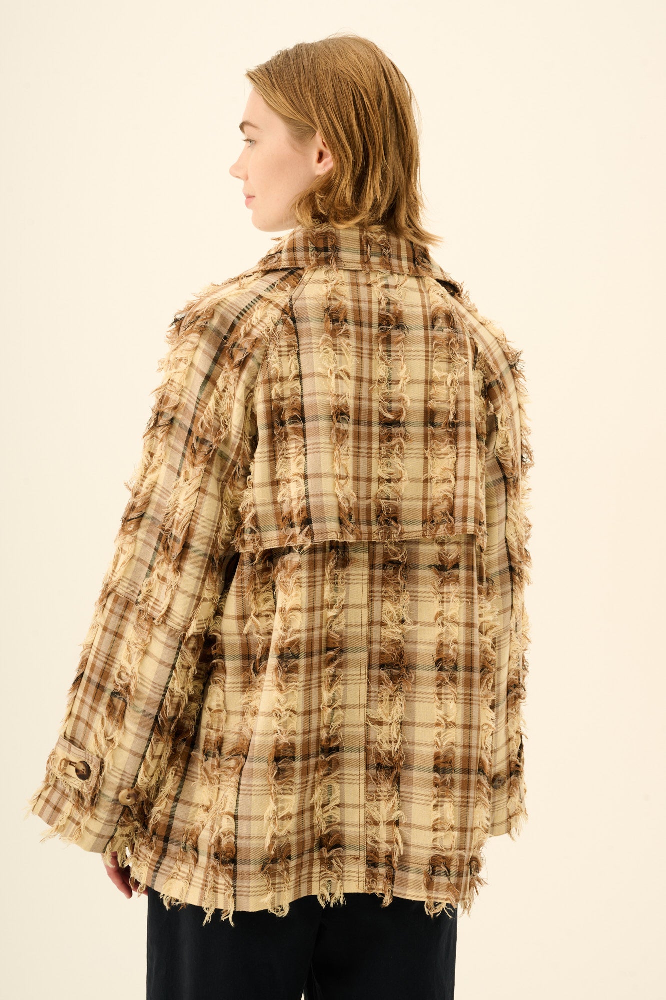 Rue de Tokyo CAJSA TRENCH Jackets CAMEL BLACK SAND