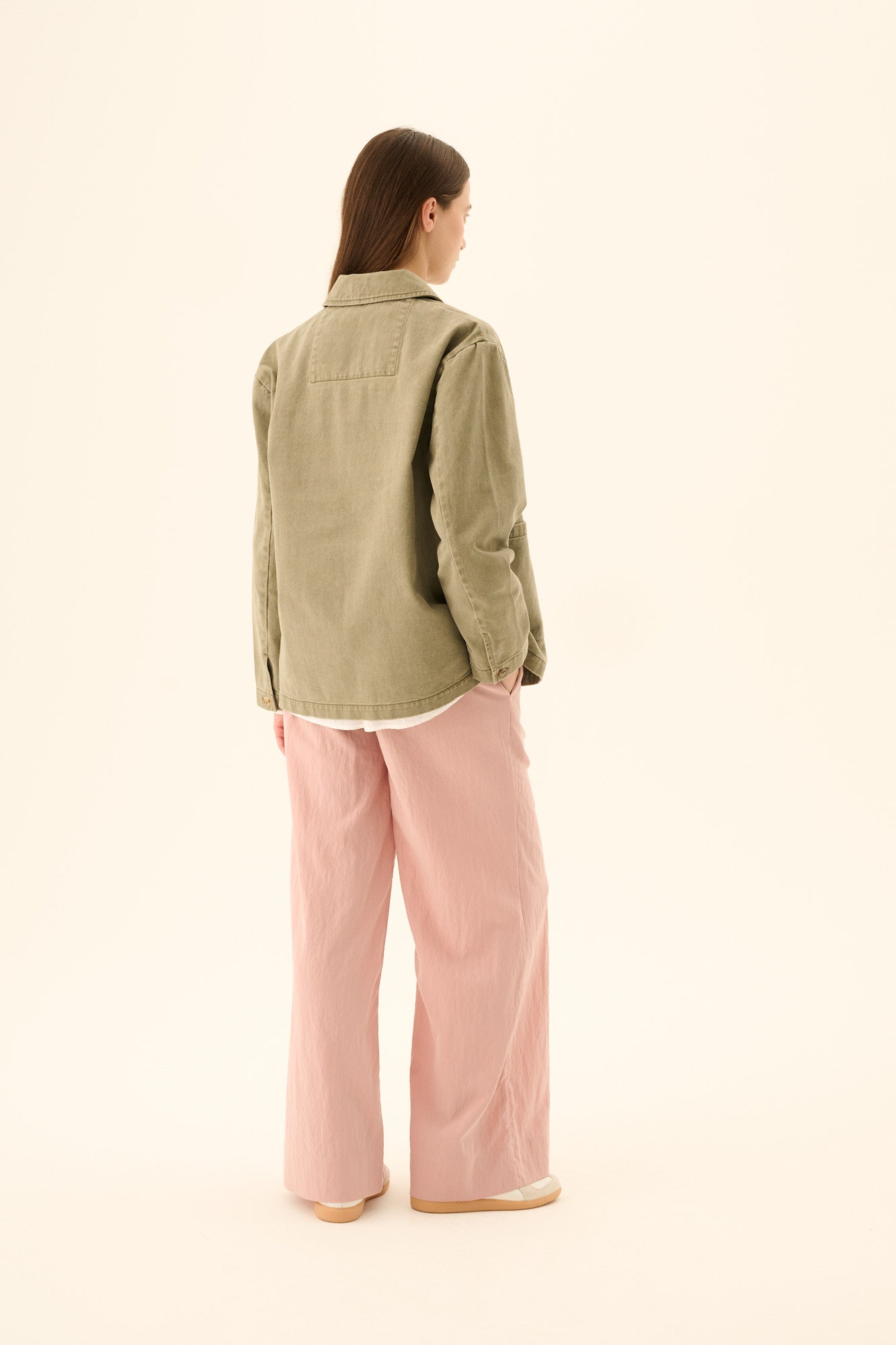 Rue de Tokyo CAMERON FADED TWILL Jackets SAGE GREEN