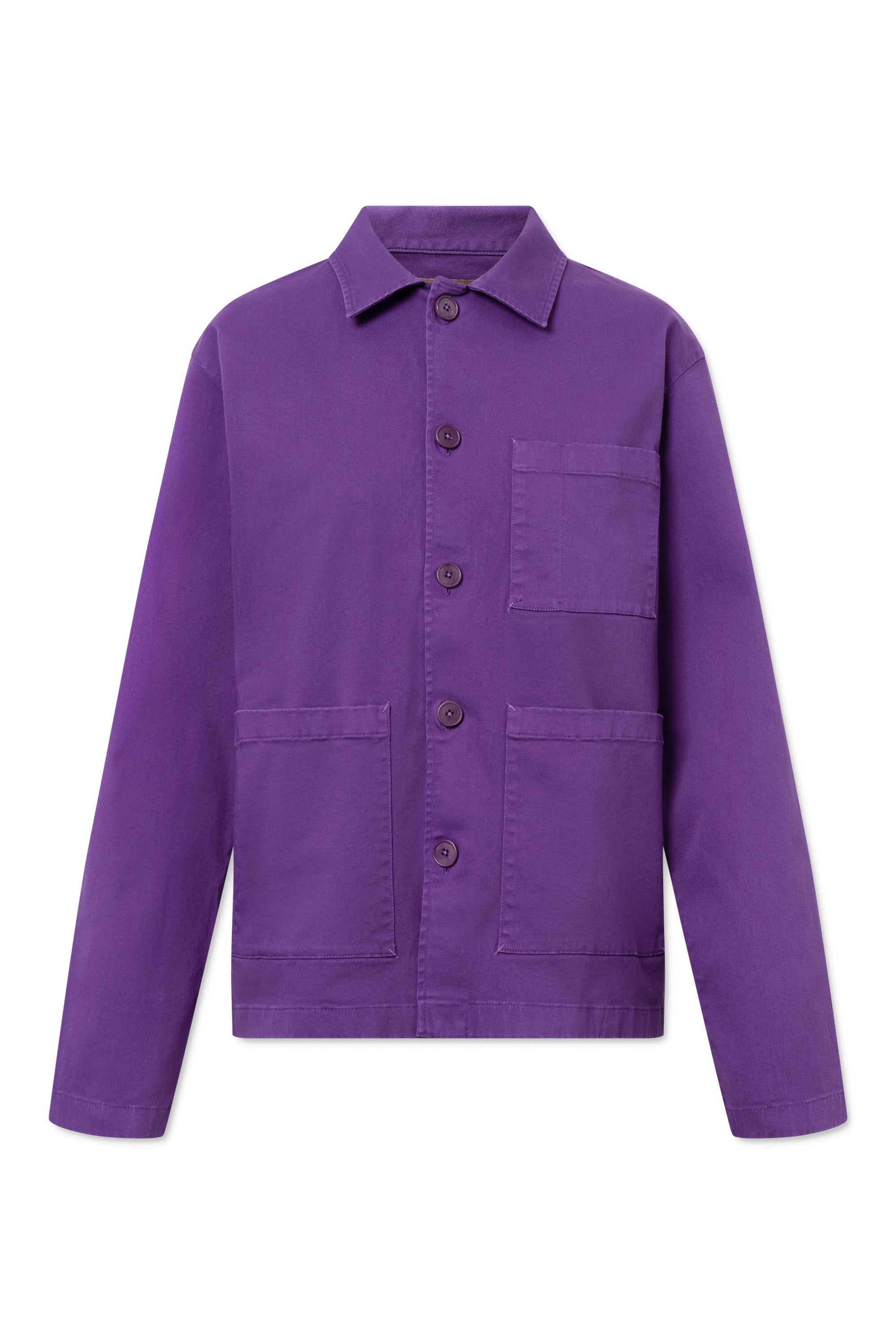 Rue de Tokyo CAMERON GARMENT DYED TWILL JACKETS IMPERIAL PURPLE