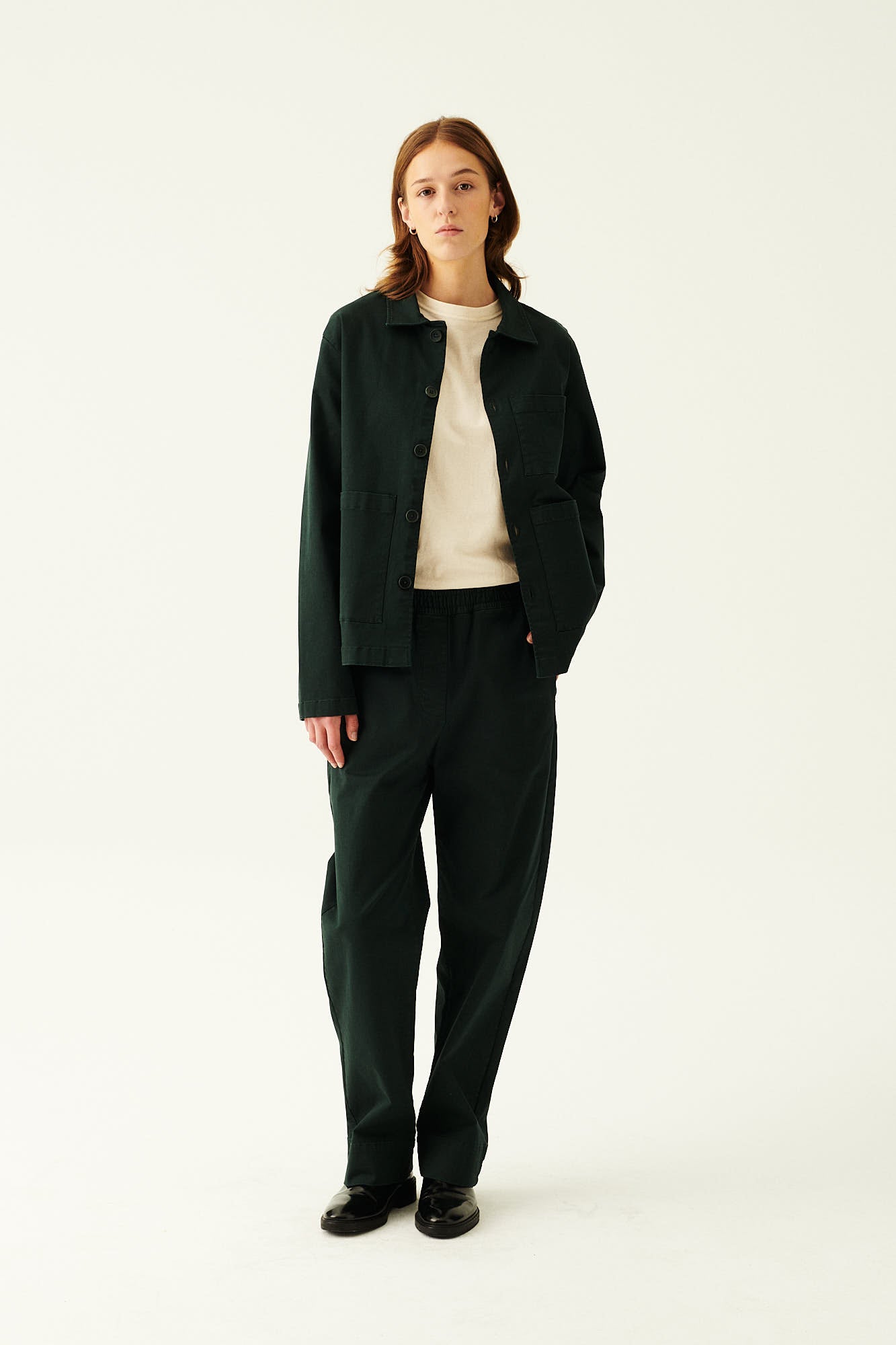 Rue de Tokyo CAMERON GARMENT DYED TWILL JACKETS SCARAB