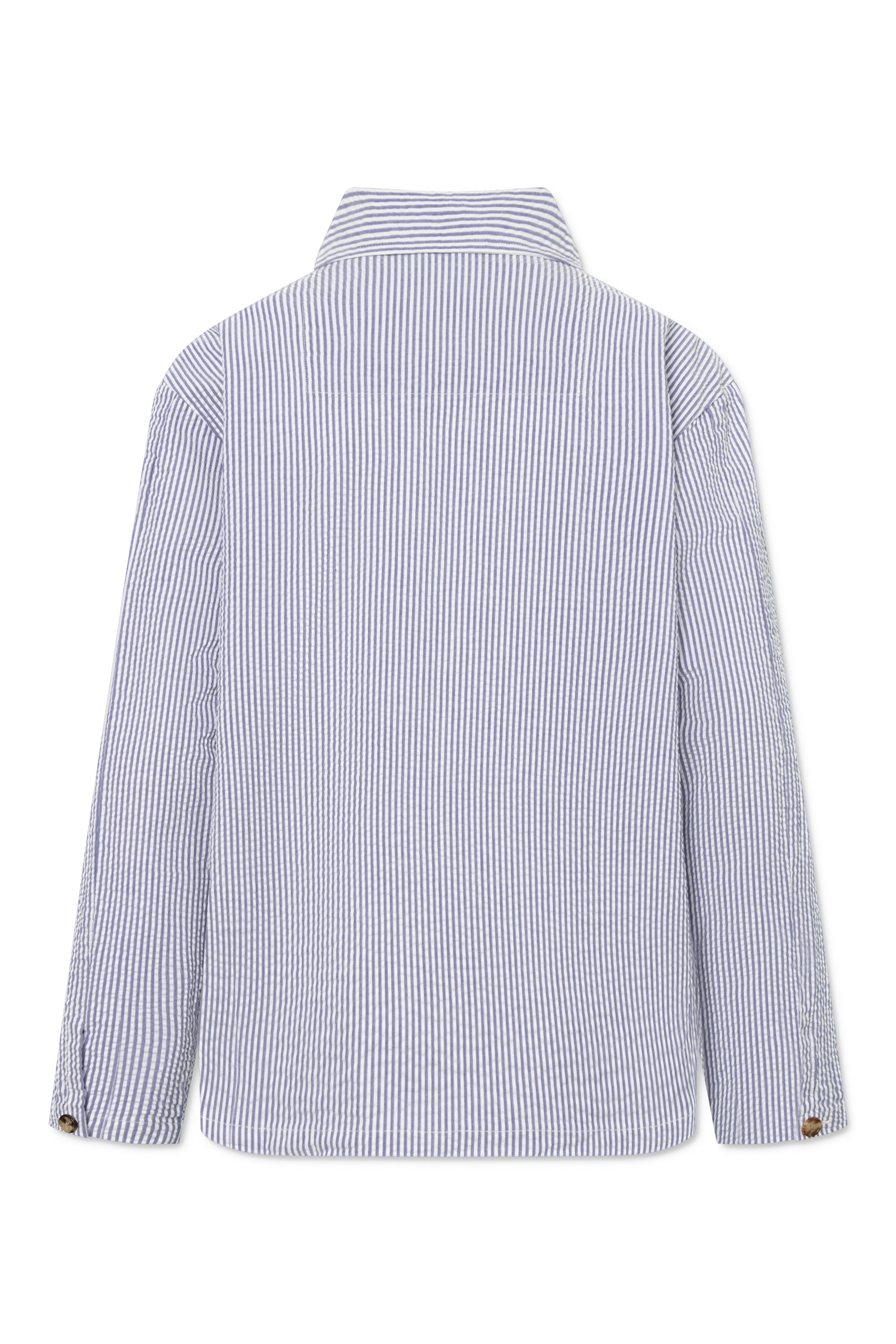 Rue de Tokyo CAMERON HEAVY SEERSUCKER STRIPE Jackets FADED BLUE STRIPE