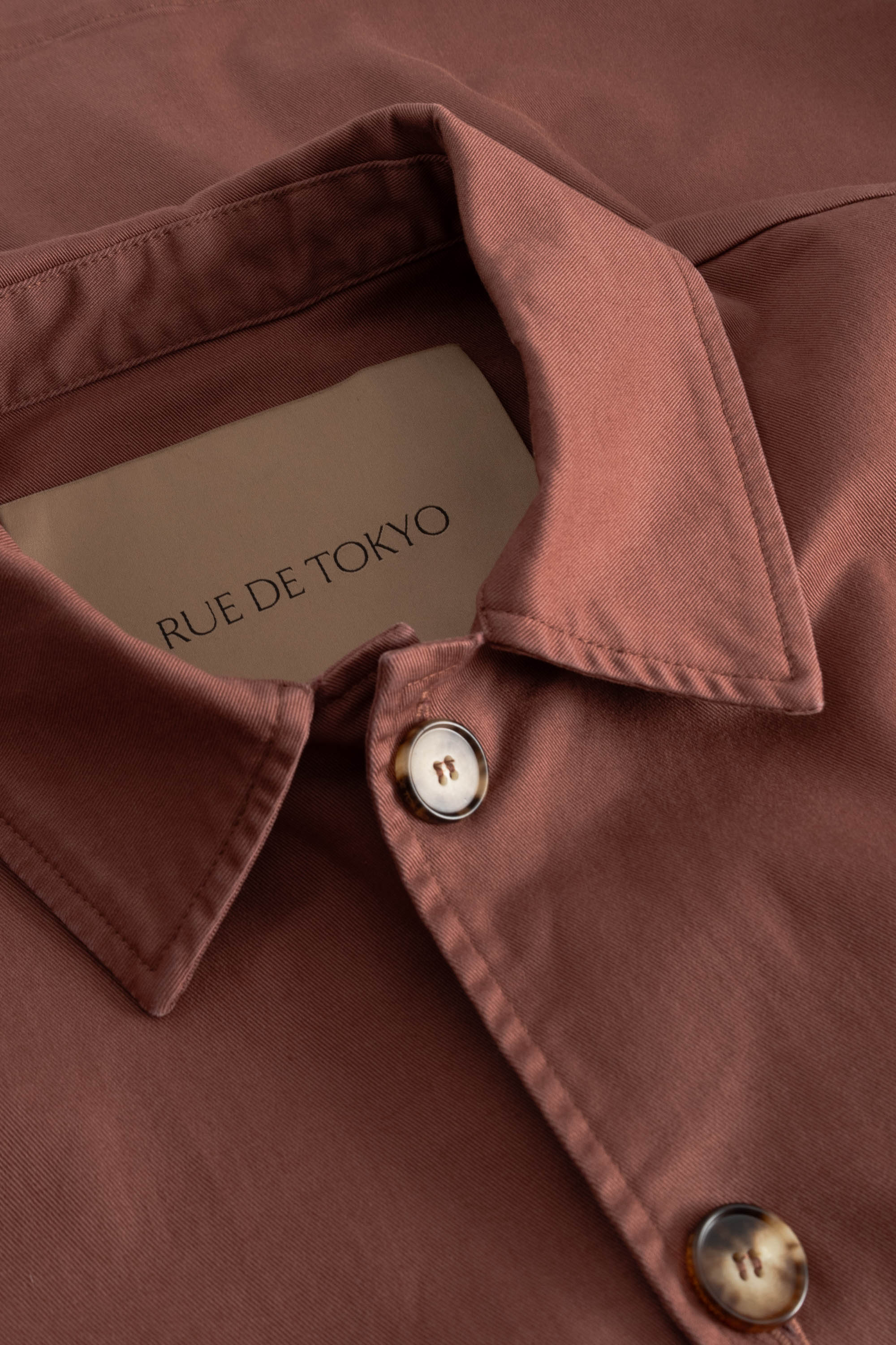 Rue de Tokyo CAMERON ORGANIC TWILL Outerwear BERRY ROSE