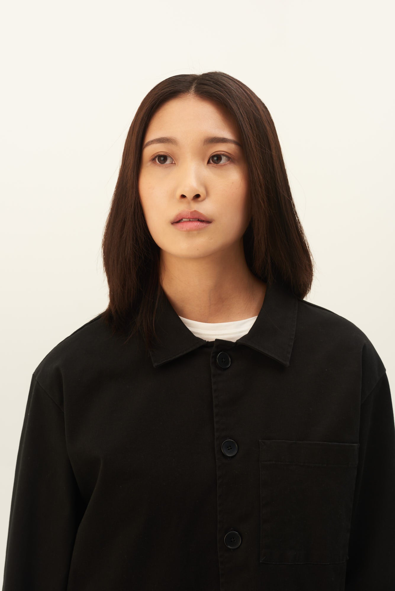 Rue de Tokyo CAMERON PRE DYED TWILL Outerwear BLACK