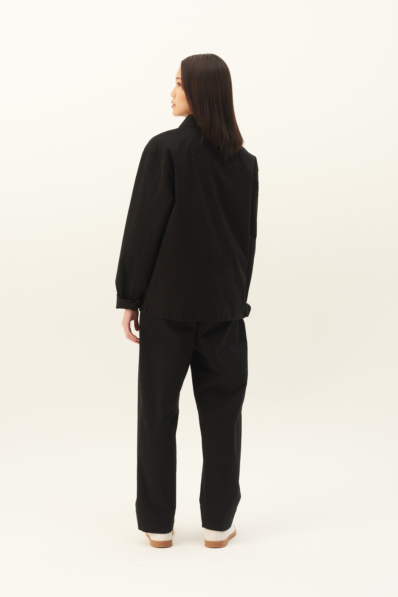 Rue de Tokyo CAMERON PRE DYED TWILL Outerwear BLACK