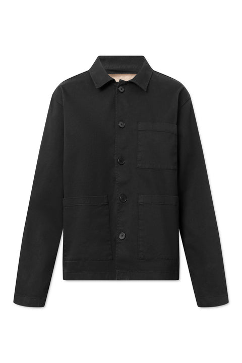 Rue de Tokyo CAMERON PRE DYED TWILL Outerwear BLACK