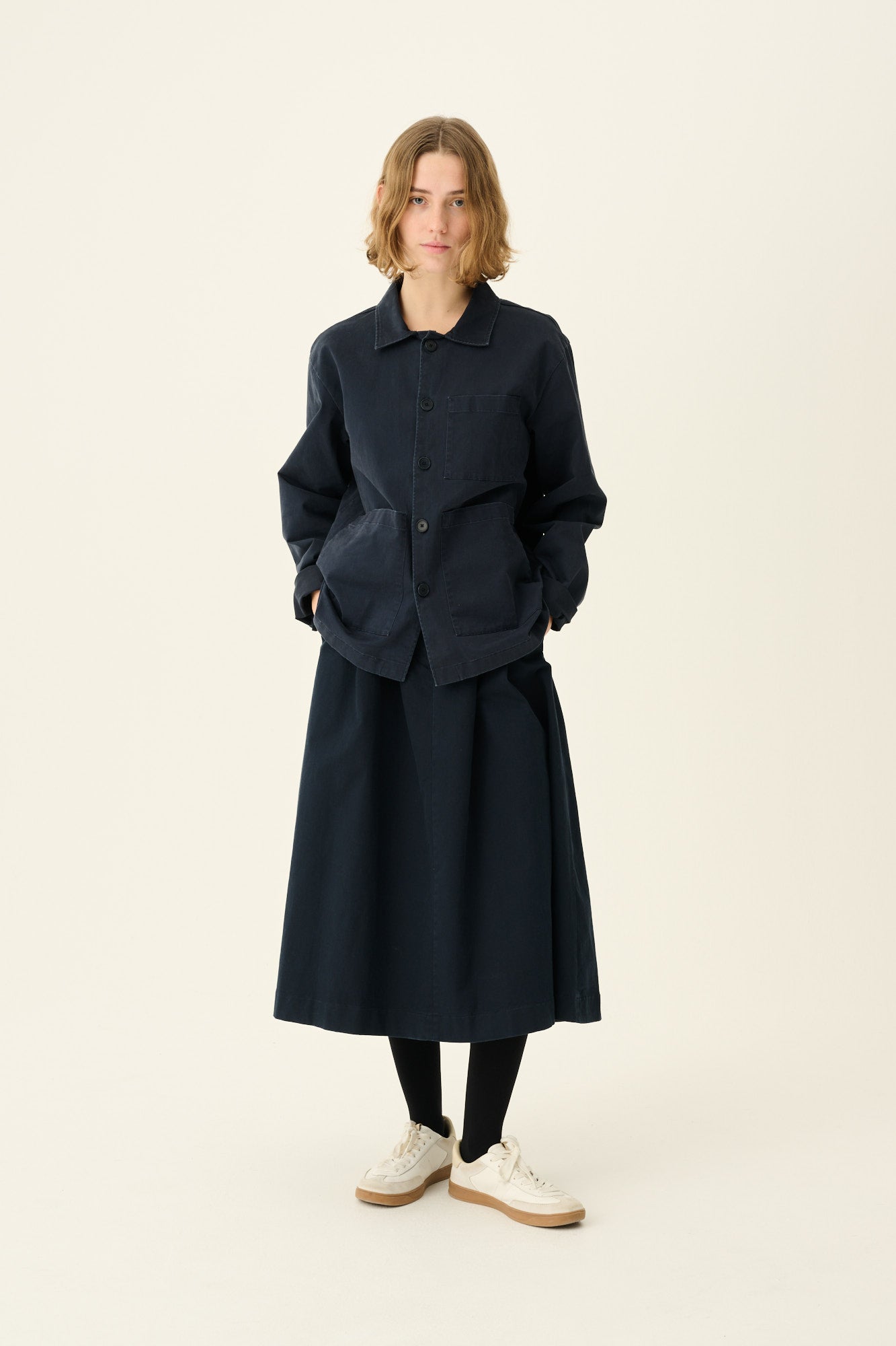 Rue de Tokyo CAMERON PRE DYED TWILL Outerwear DARK NAVY