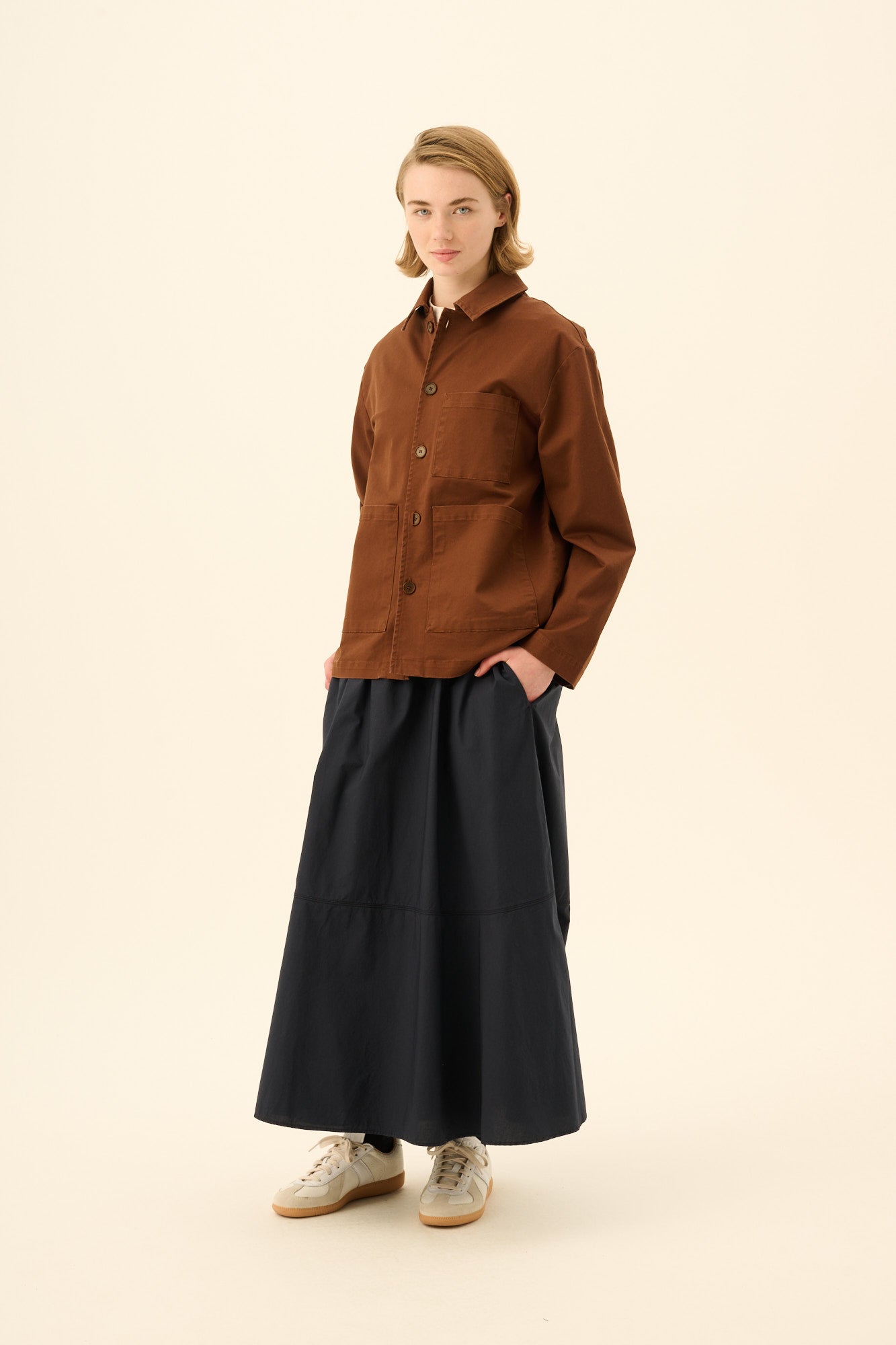 Rue de Tokyo CAMERON TWILL Jackets CAPUCCINO