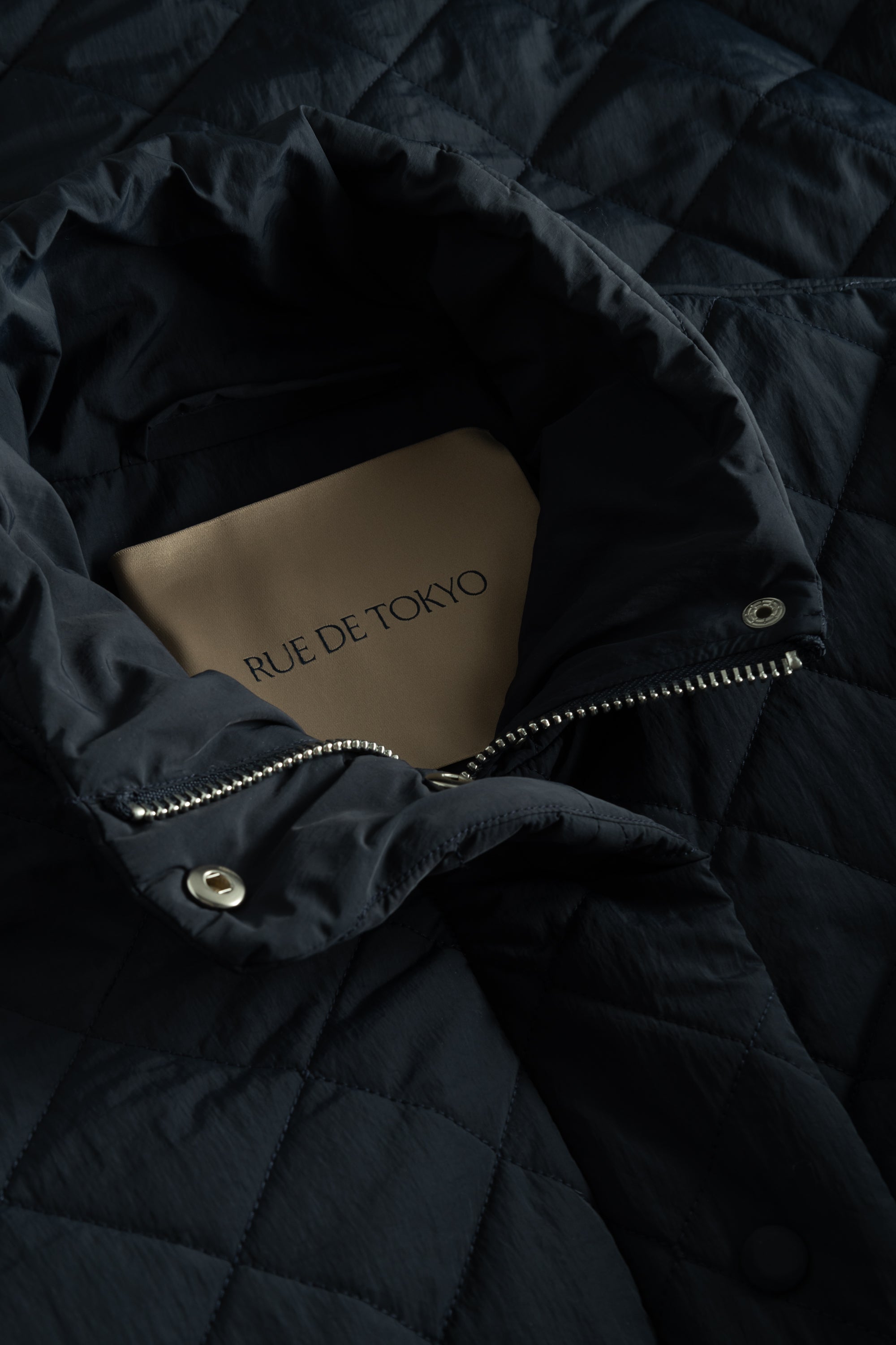 Rue de Tokyo CANELA PADDED NYLON COATS NAVY