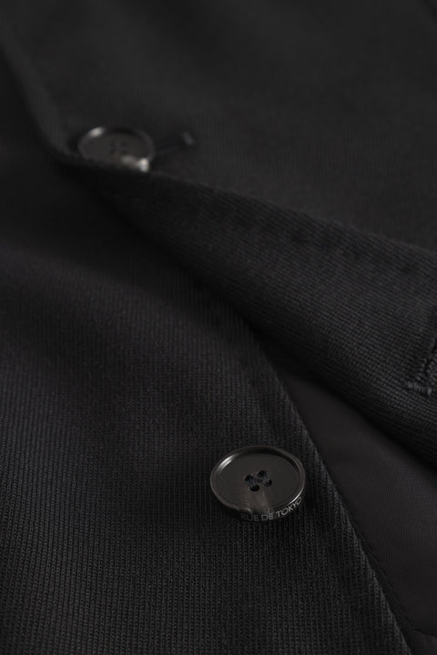 Rue de Tokyo CASPIAN JAPAN WOOL BLEND JACKETS BLACK