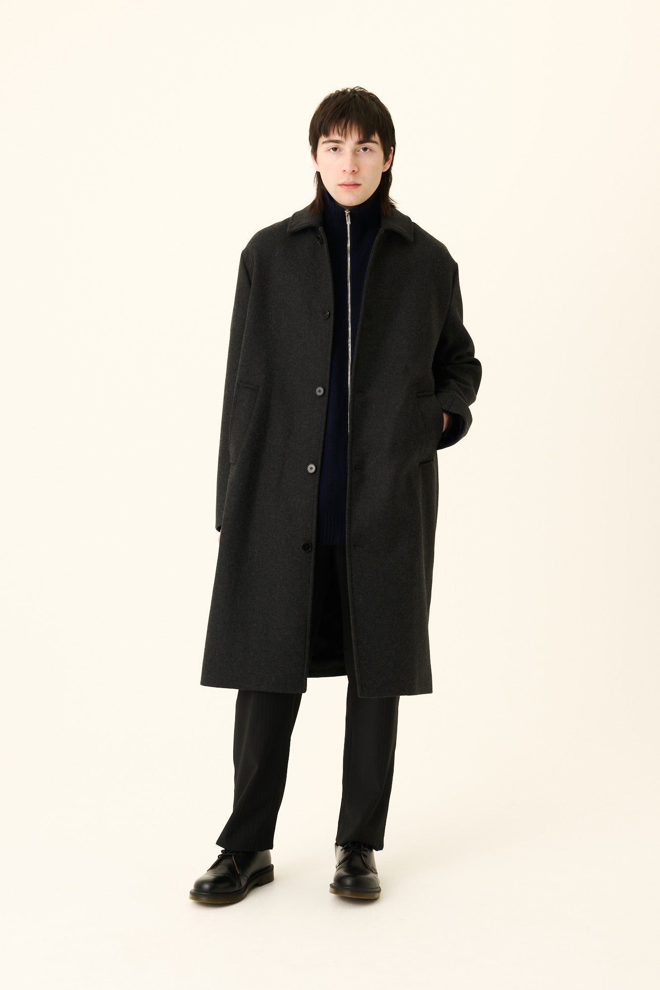 Rue de Tokyo CASS RECYCLED WOOL BLEND Outerwear GREY