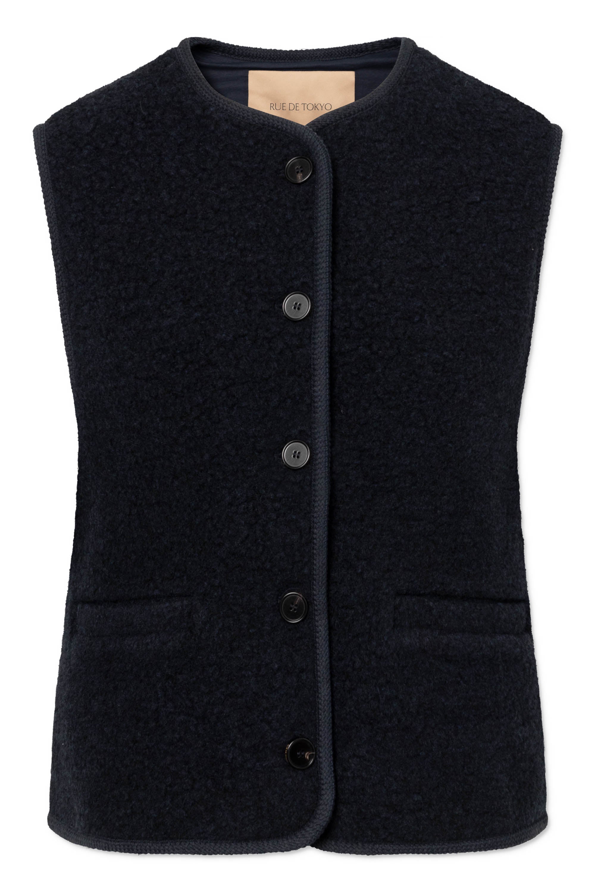 Rue de Tokyo CAS TEDDY Outerwear NAVY