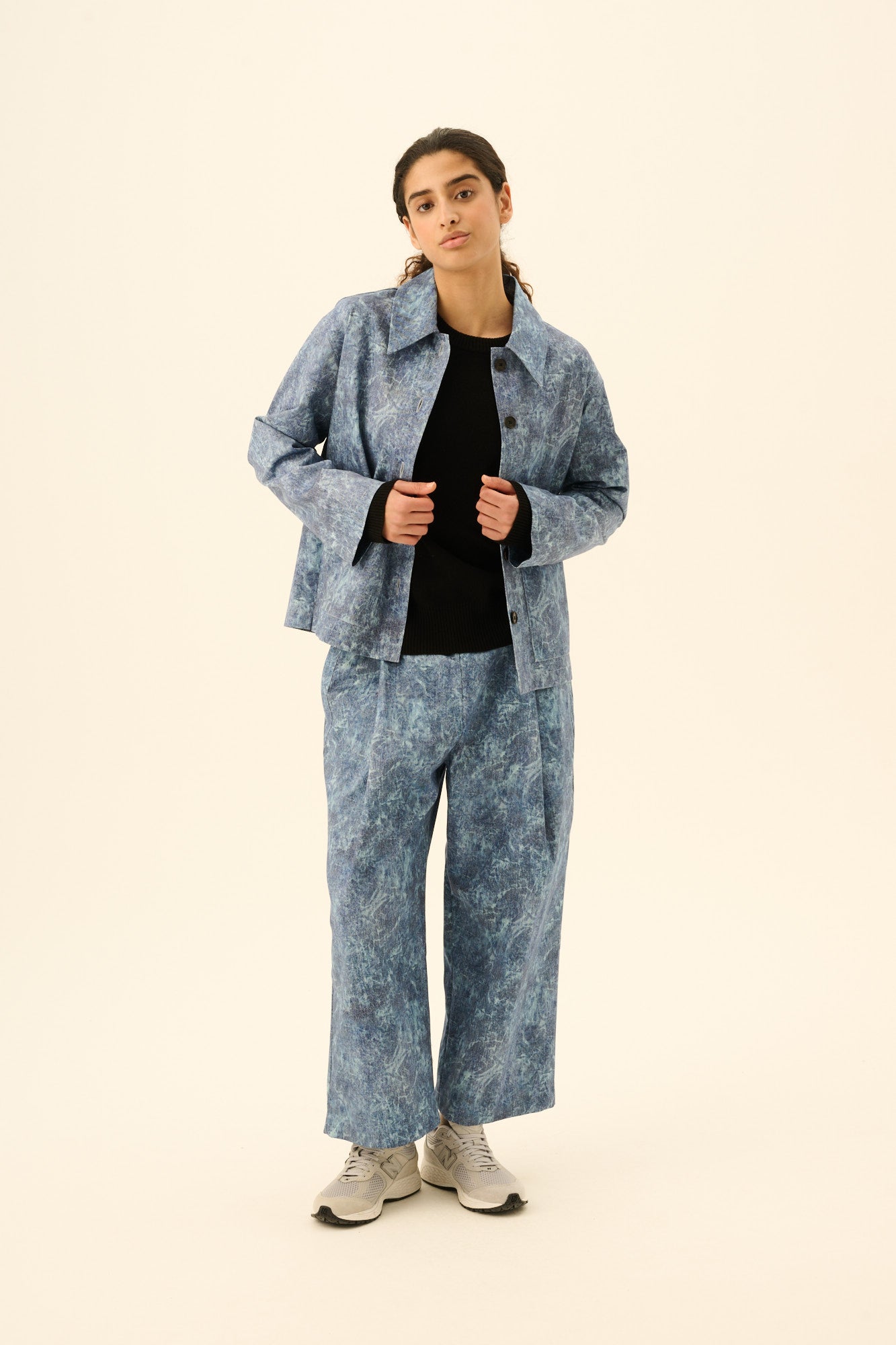 Rue de Tokyo CECILY CRUSHED DENIM Jackets BLUE