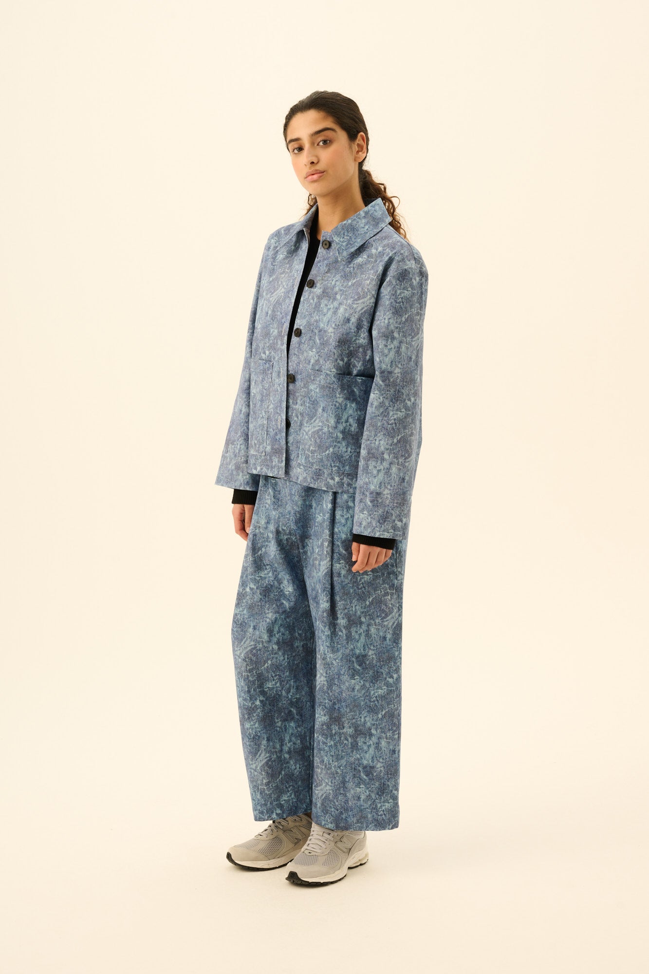 Rue de Tokyo CECILY CRUSHED DENIM Jackets BLUE