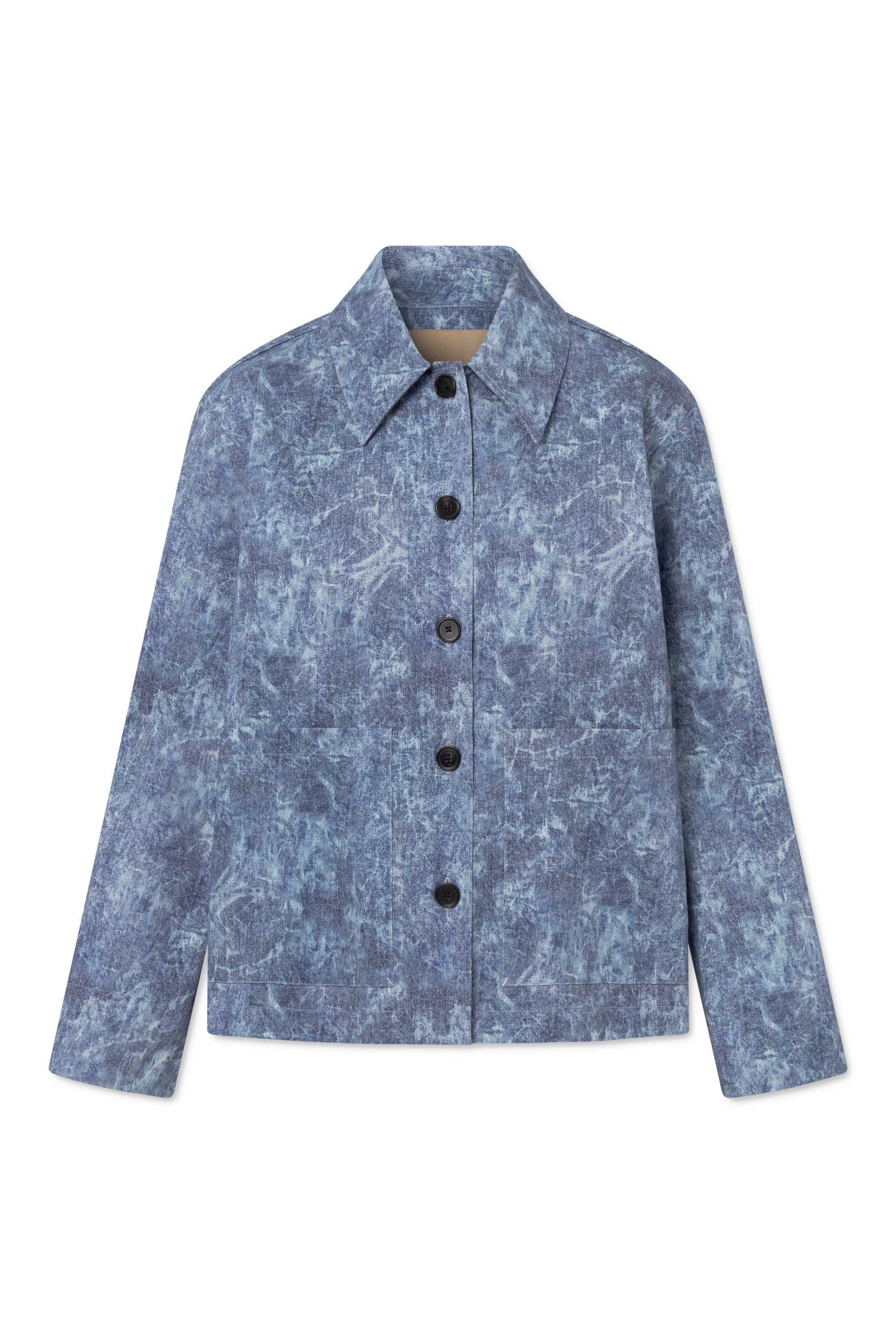 Rue de Tokyo CECILY CRUSHED DENIM Jackets BLUE