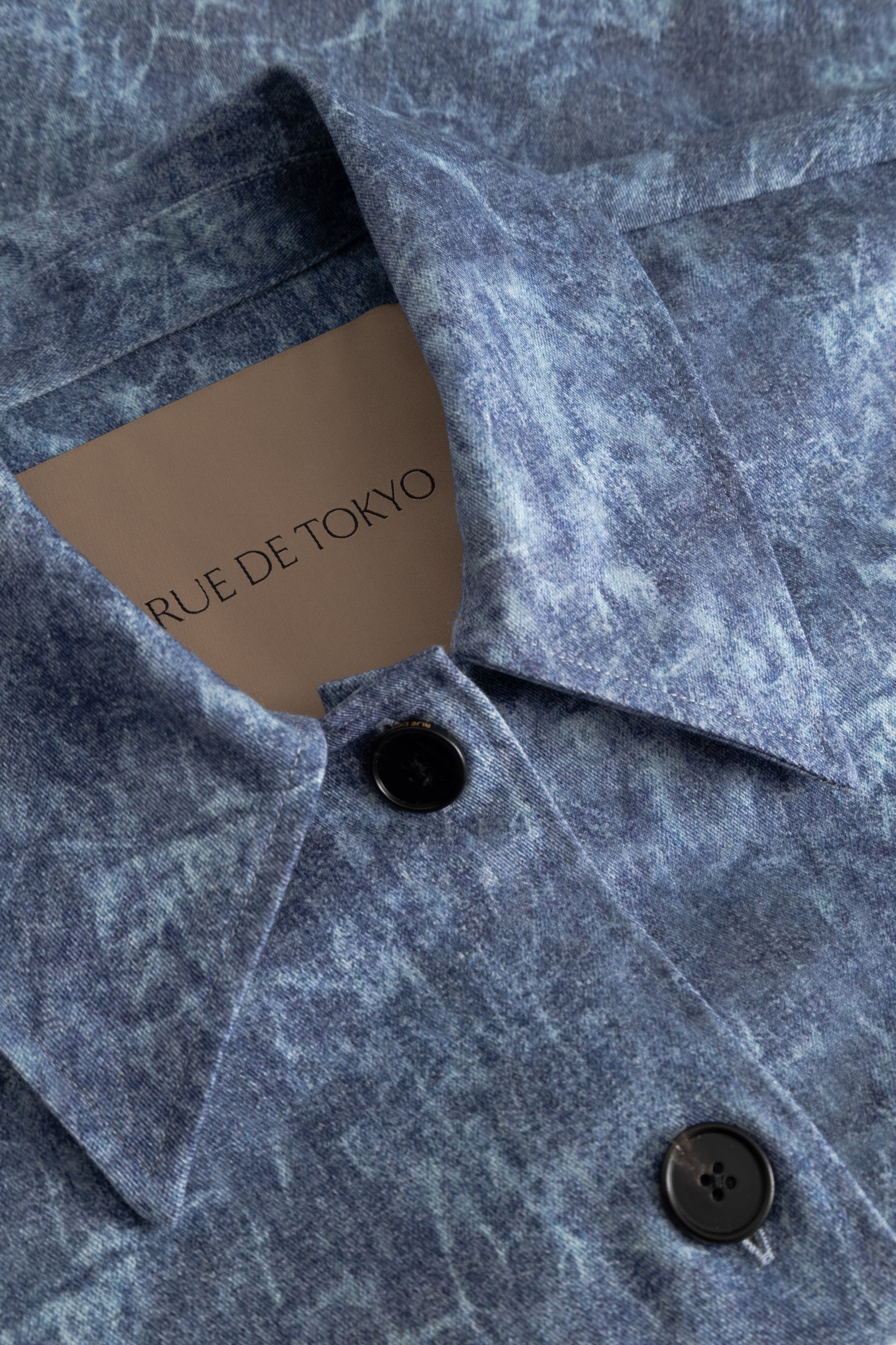 Rue de Tokyo CECILY CRUSHED DENIM Jackets BLUE