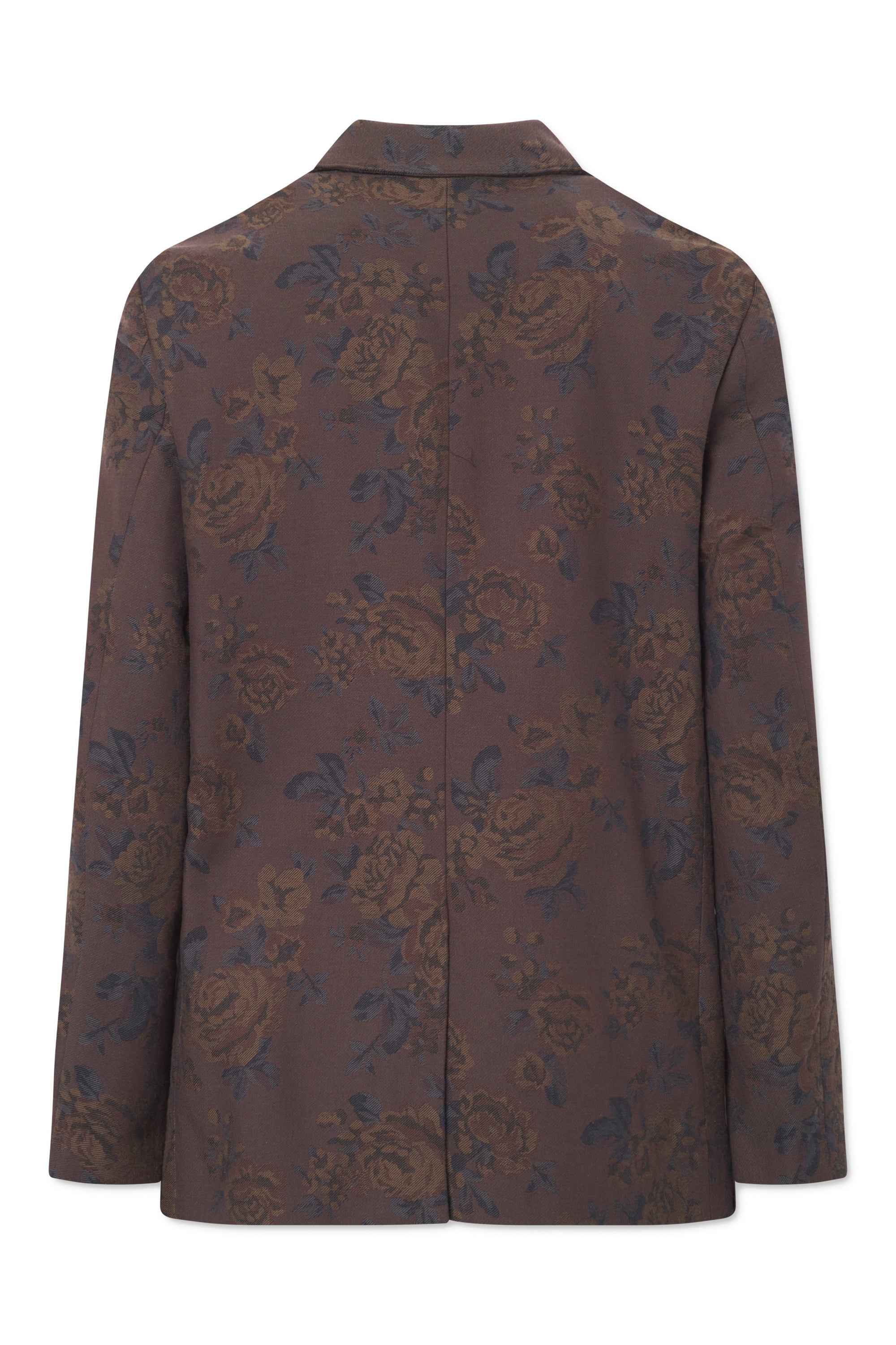 Rue de Tokyo CEDRIC JAPANESE FLOWER JACQUARD JACKETS BROWN