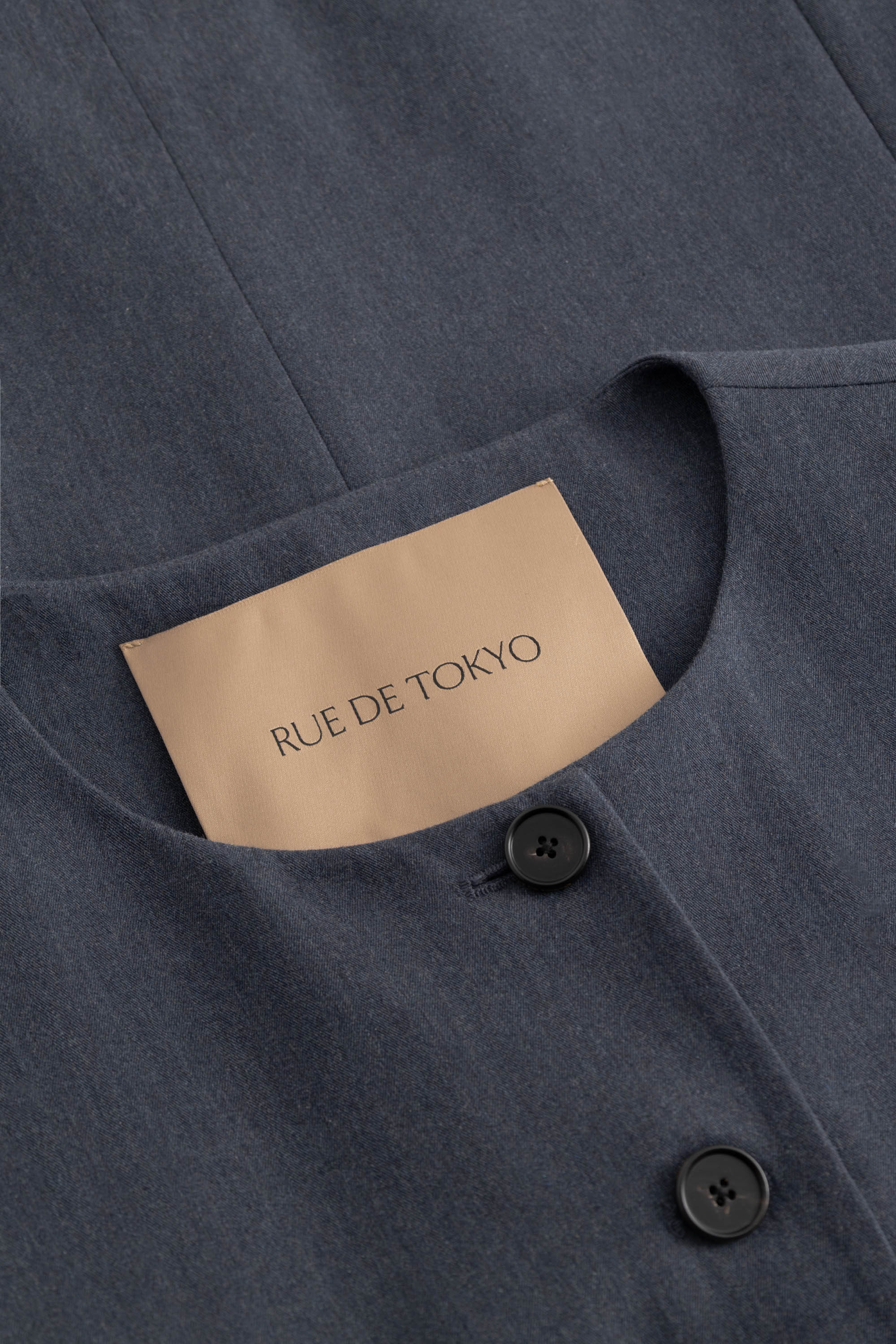 Rue de Tokyo CEIL TAILORING Vest DARK GREY