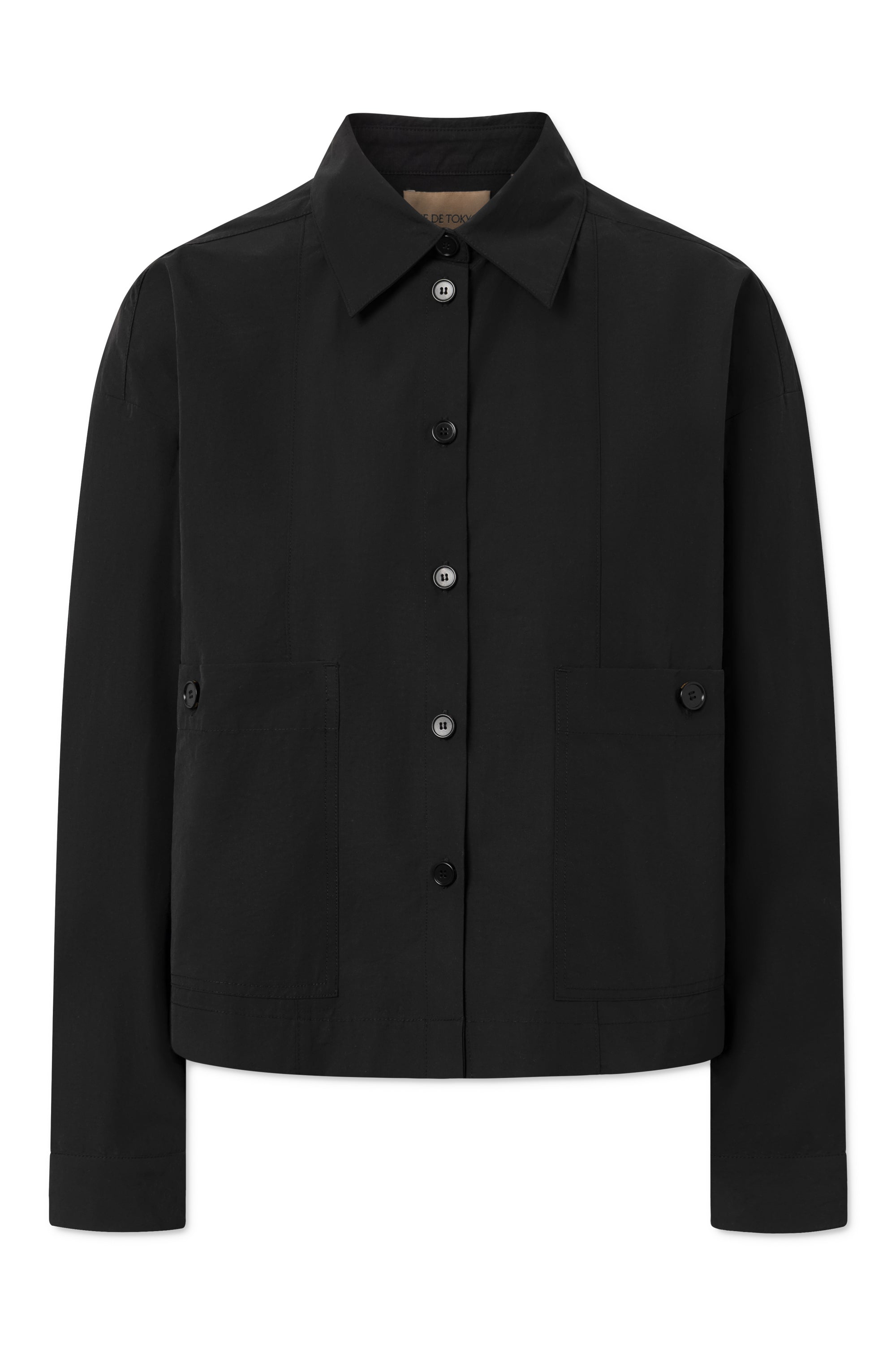 Rue de Tokyo CELESTE COTTON TECH JACKETS BLACK
