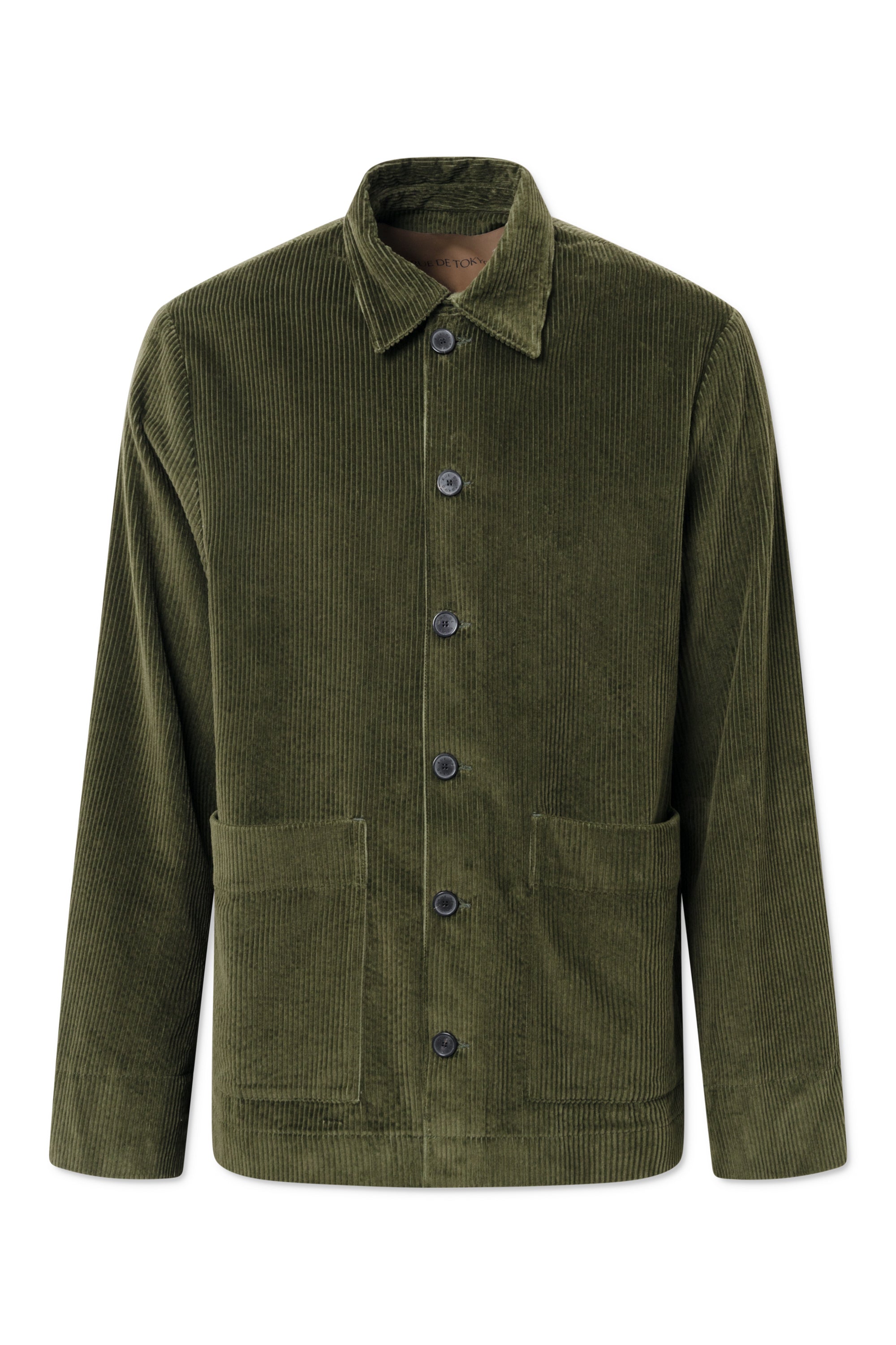 Rue de Tokyo CHARLES HEAVY CORDUROY JACKETS MOSS GREEN
