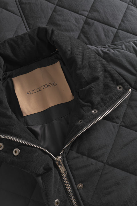 Rue de Tokyo CHIEKO PADDED TECH JACKETS BLACK