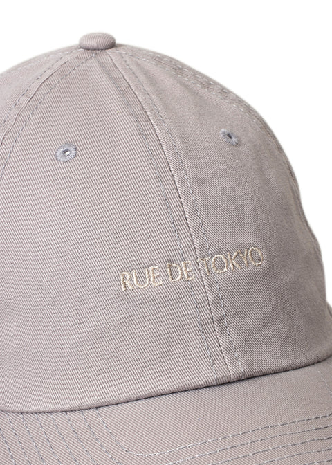 Rue de Tokyo CHINO HAT GREY ACCESSORIES GREY/GREY EMB