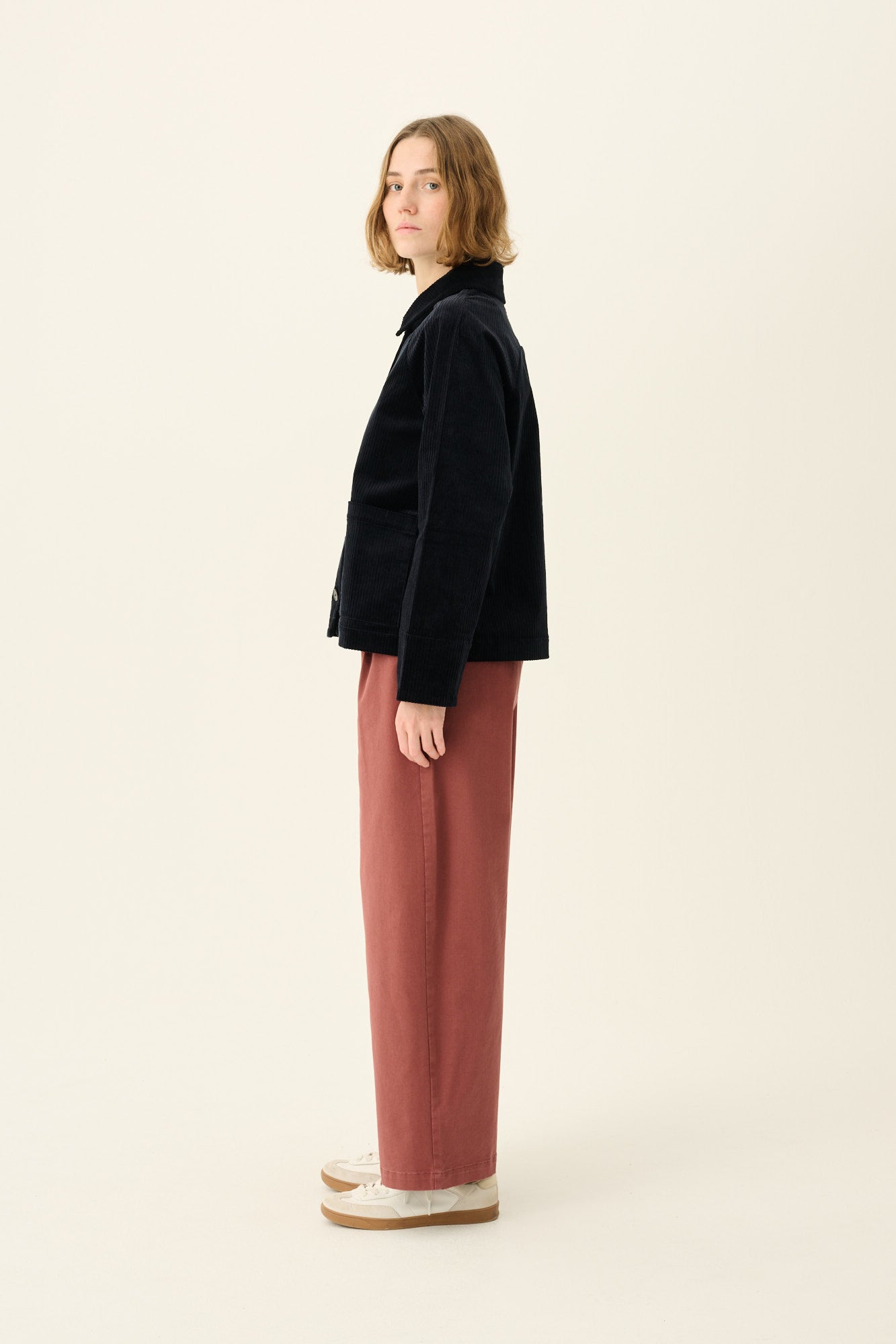 Rue de Tokyo CHIRA ORGANIC HEAVY CORDUROY Outerwear INK NAVY