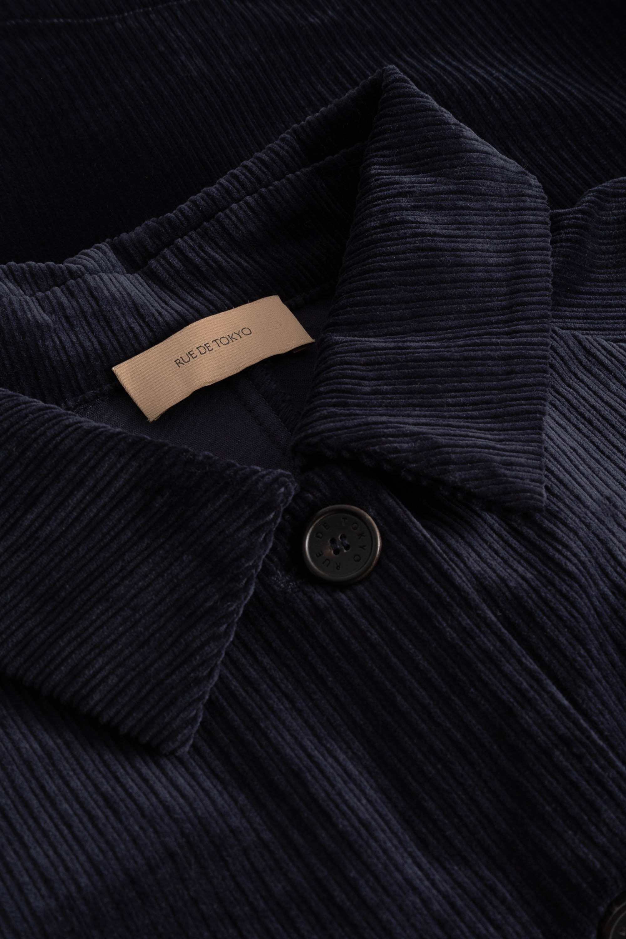 Rue de Tokyo CHIRA ORGANIC HEAVY CORDUROY Outerwear INK NAVY