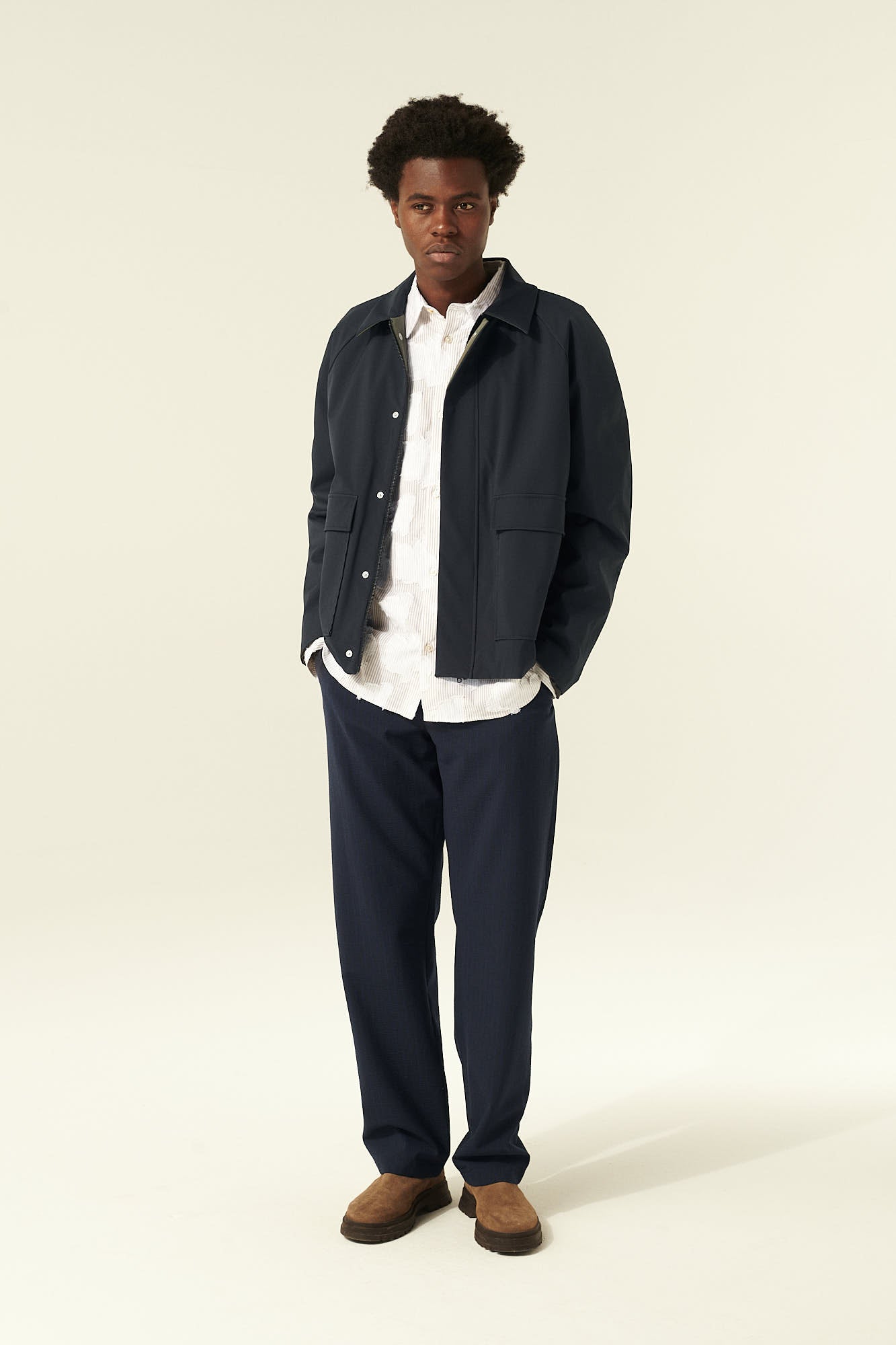 Rue de Tokyo CHRISTIAN DOUBLEFACED TECH JACKETS BLACK