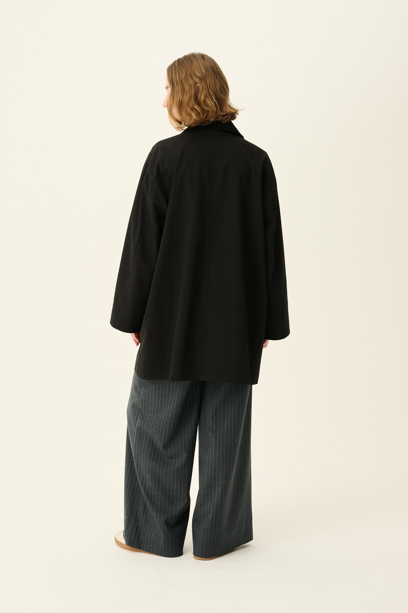 Rue de Tokyo CIMANA RECYCLED HEAVY TRENCH Jackets BLACK