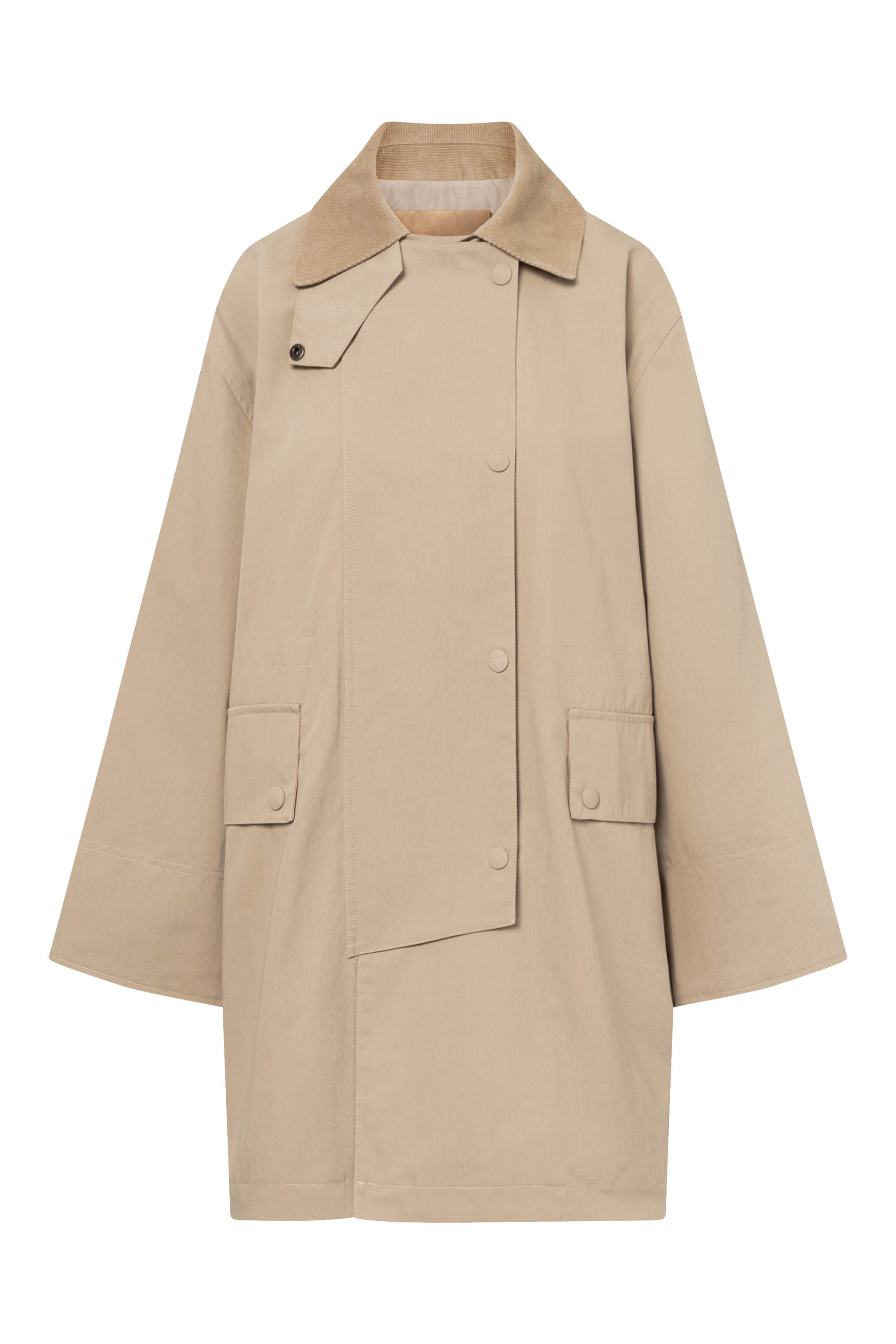 Rue de Tokyo CIMANA RECYCLED HEAVY TRENCH Jackets SAND