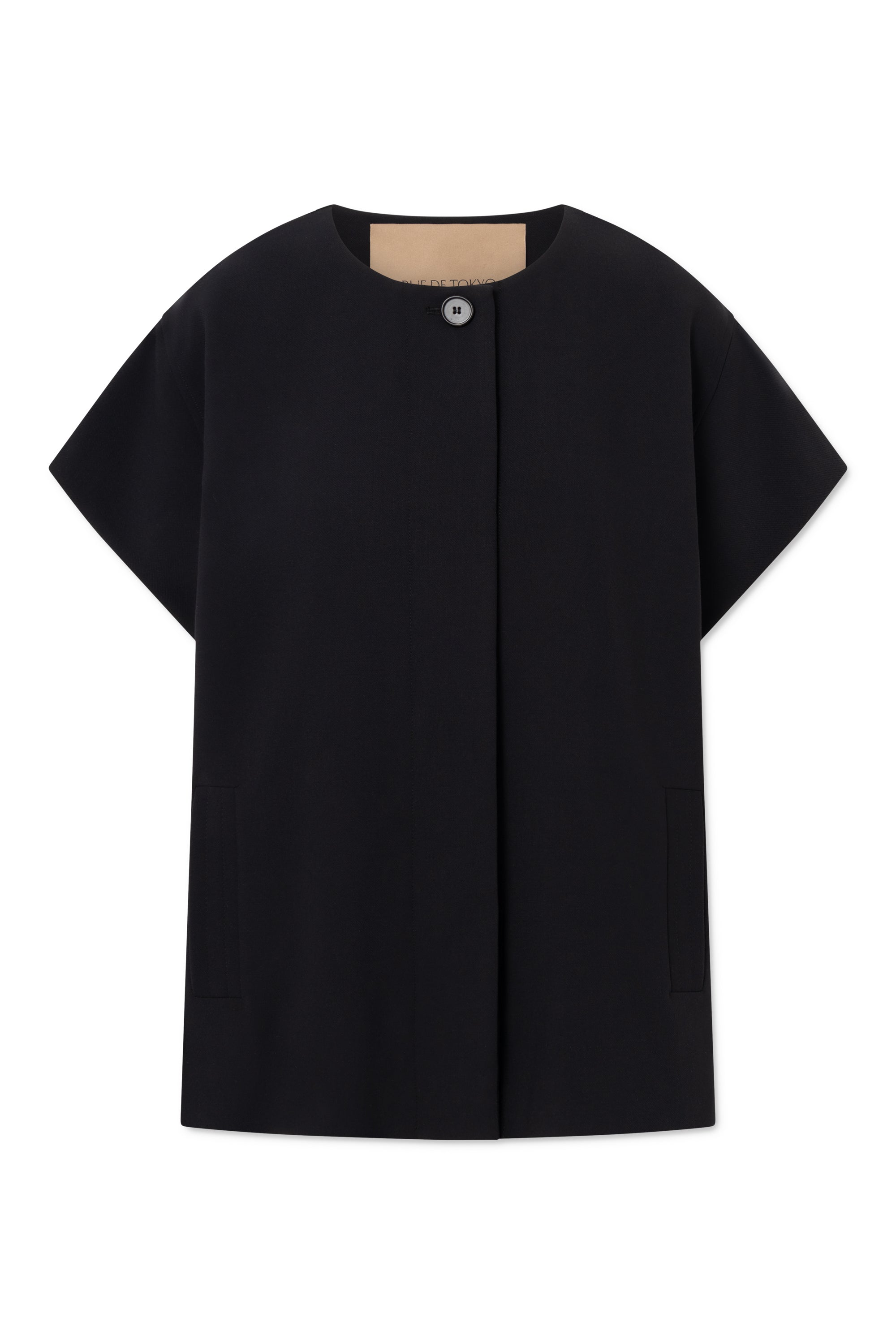 Rue de Tokyo CIROCCO WOOL VISCOSE Blouses BLACK