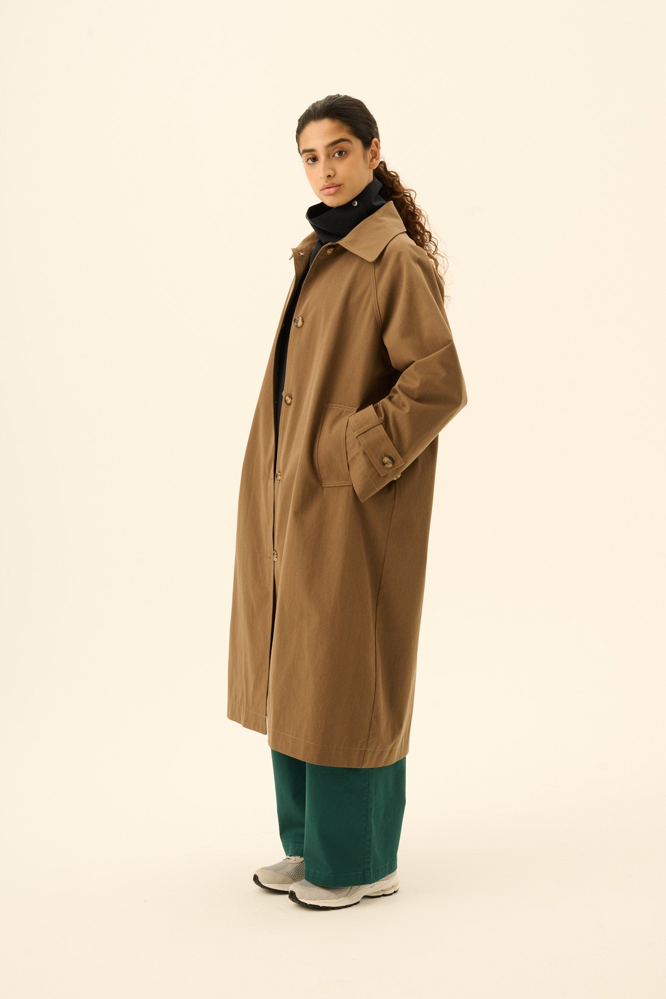 Rue de Tokyo CORY TRENCH Coats DARK BROWN