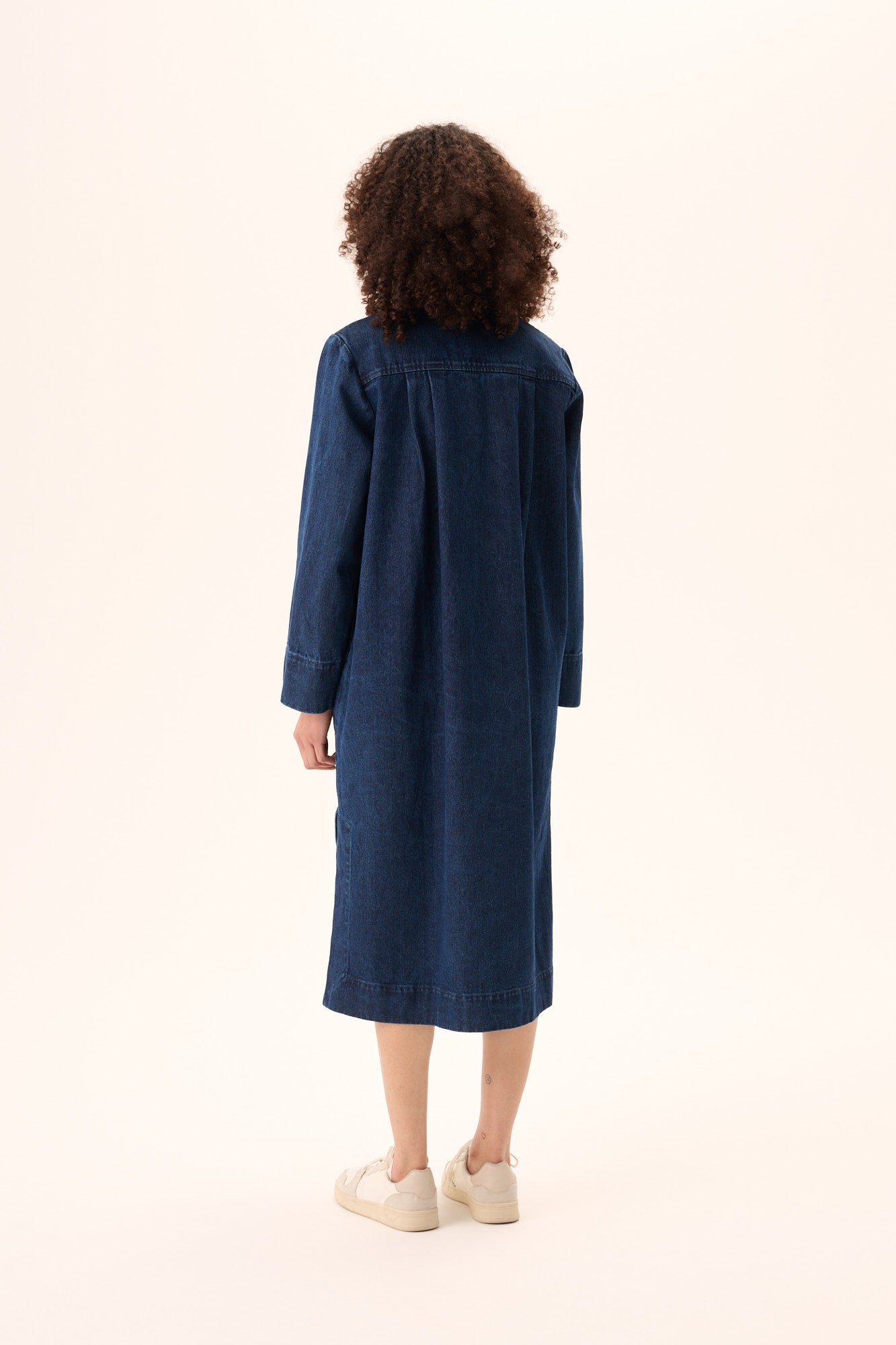 Rue de Tokyo DABRIA ORGANIC HEAVY DENIM Dresses Dark Denim