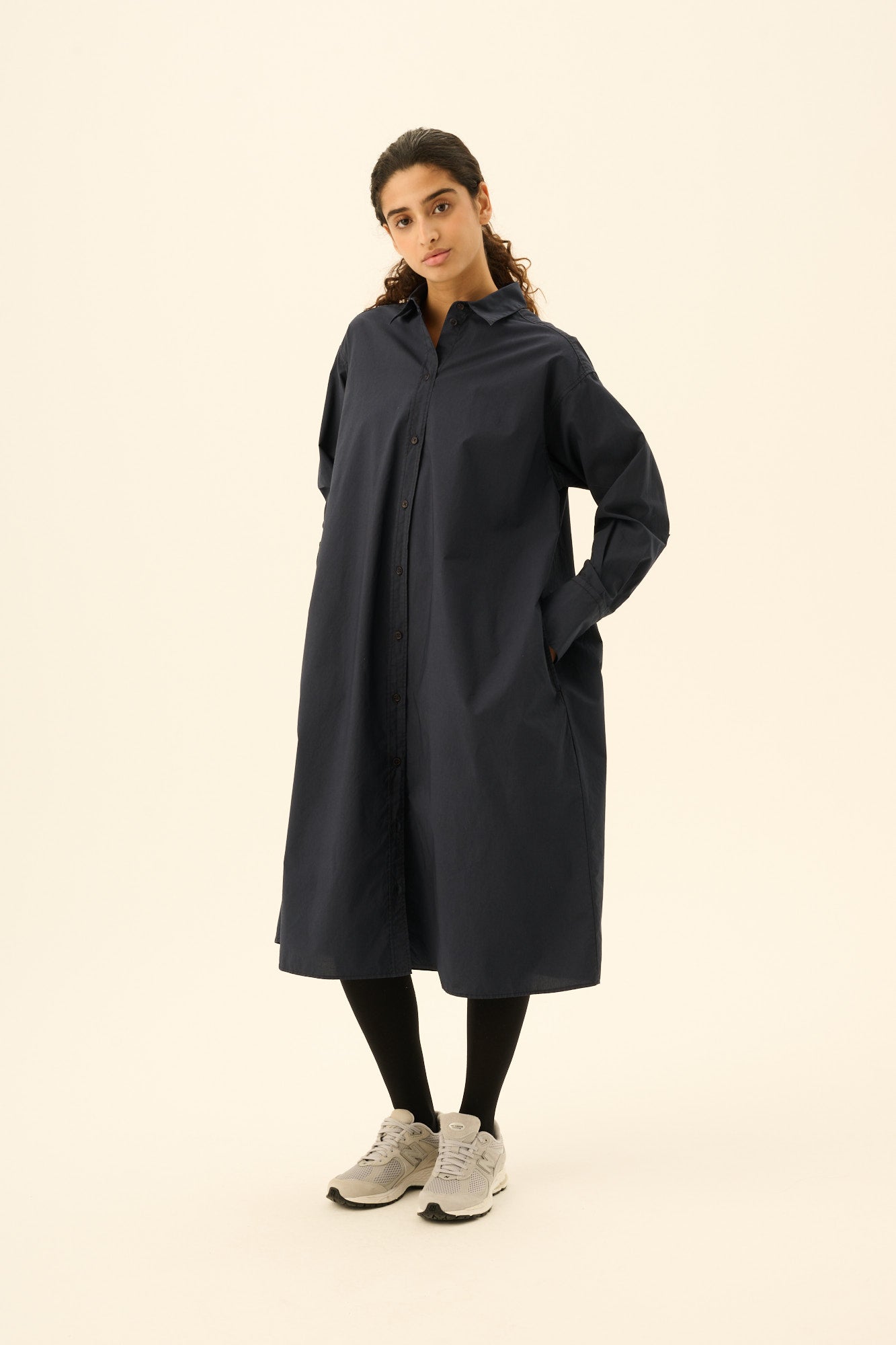 Rue de Tokyo DAKIKO GMTD POPLIN Dresses DARK NAVY