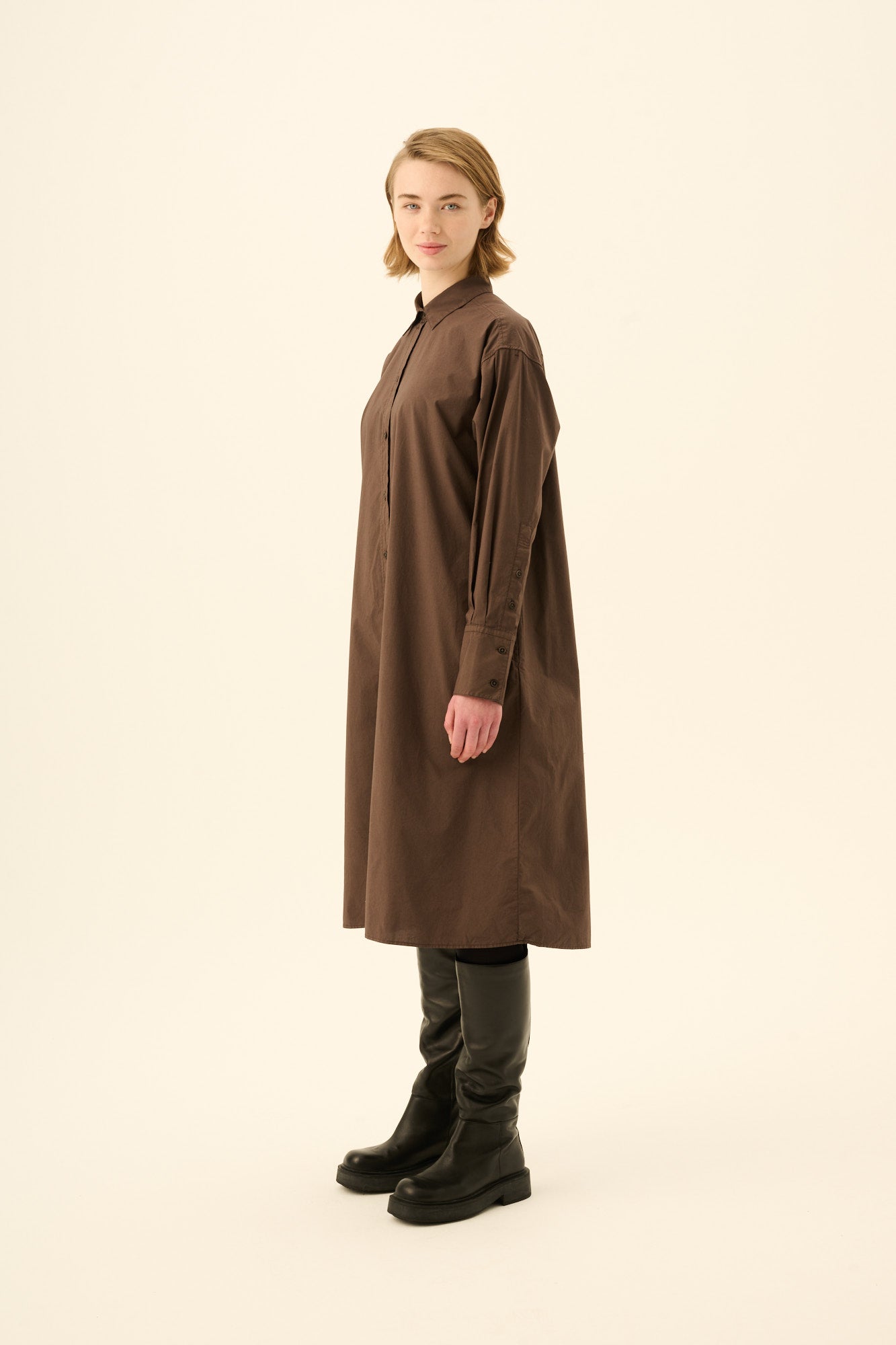 Rue de Tokyo DAKIKO GMTD POPLIN Dresses FUDGE
