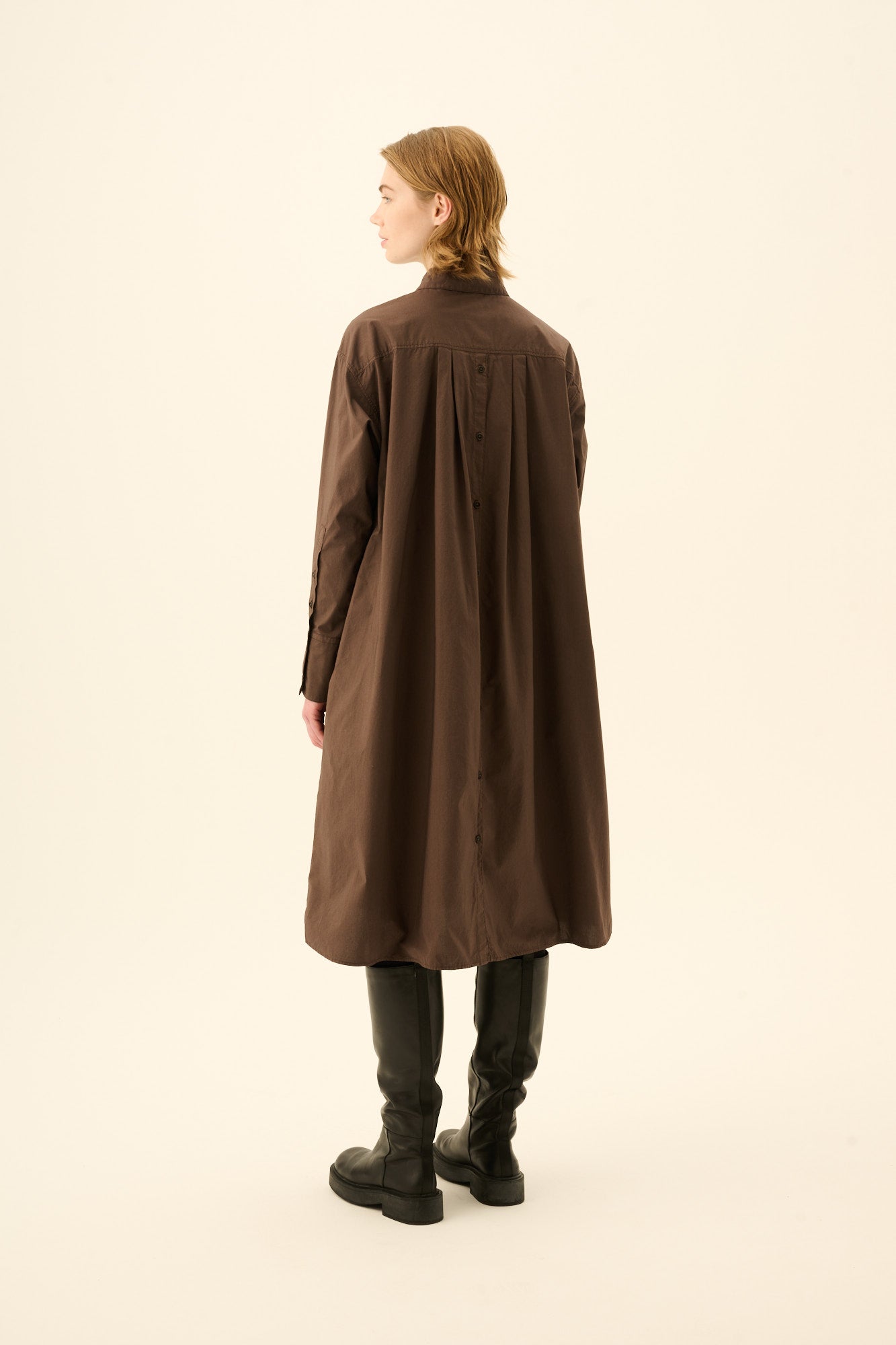 Rue de Tokyo DAKIKO GMTD POPLIN Dresses FUDGE