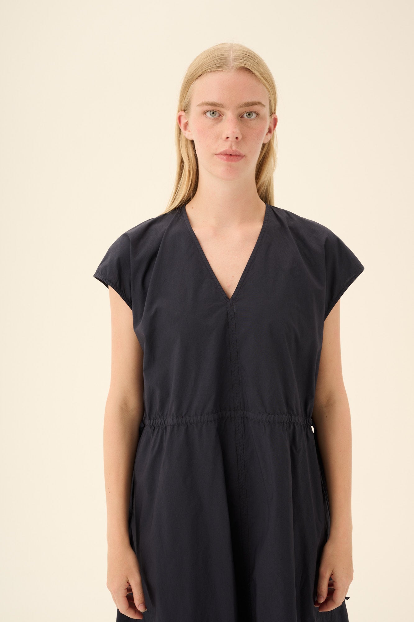 Rue de Tokyo DALILA GMTD POPLIN Dresses DARK NAVY
