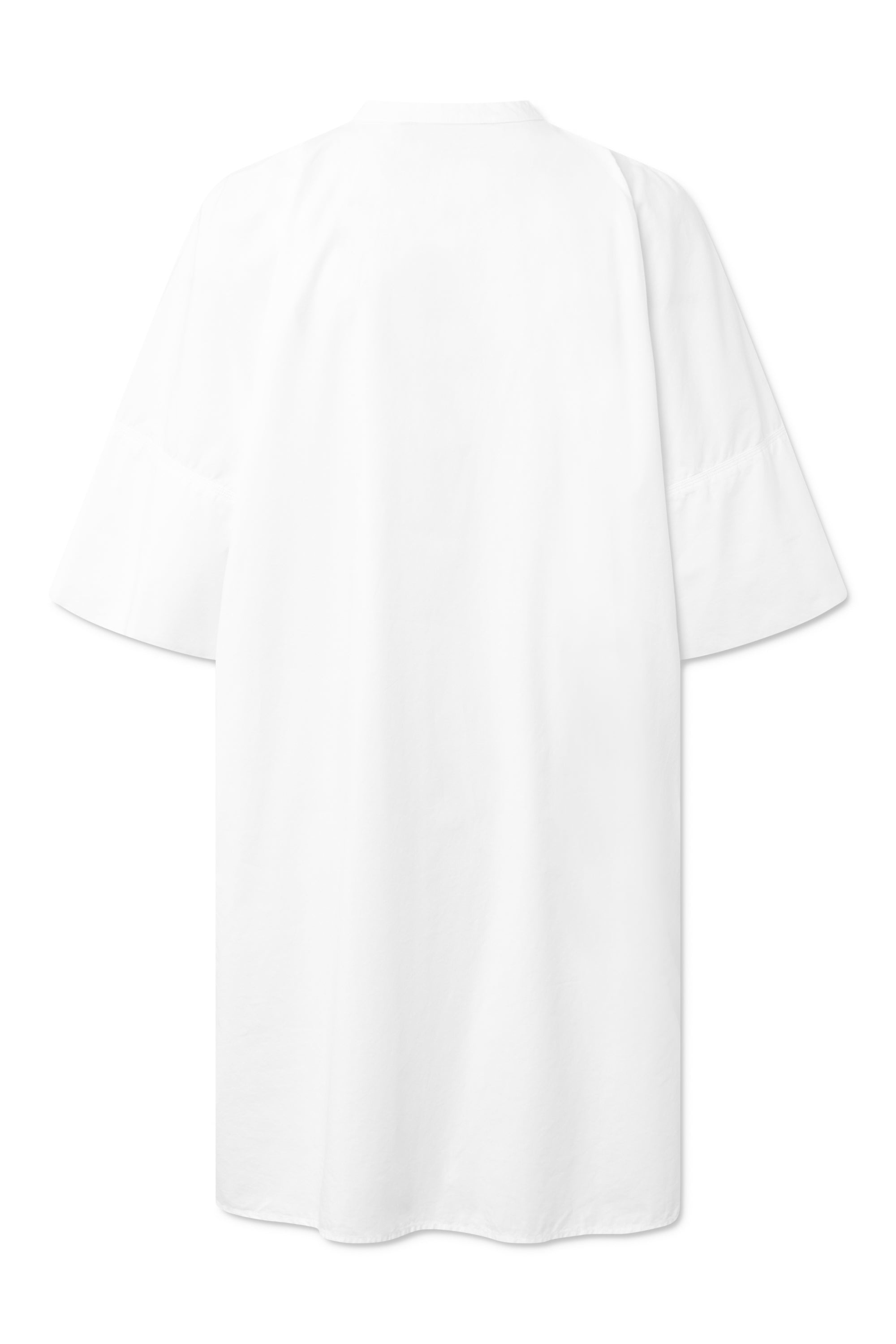 Rue de Tokyo DARLA GARMENT DYED POPLIN DRESSES WHITE