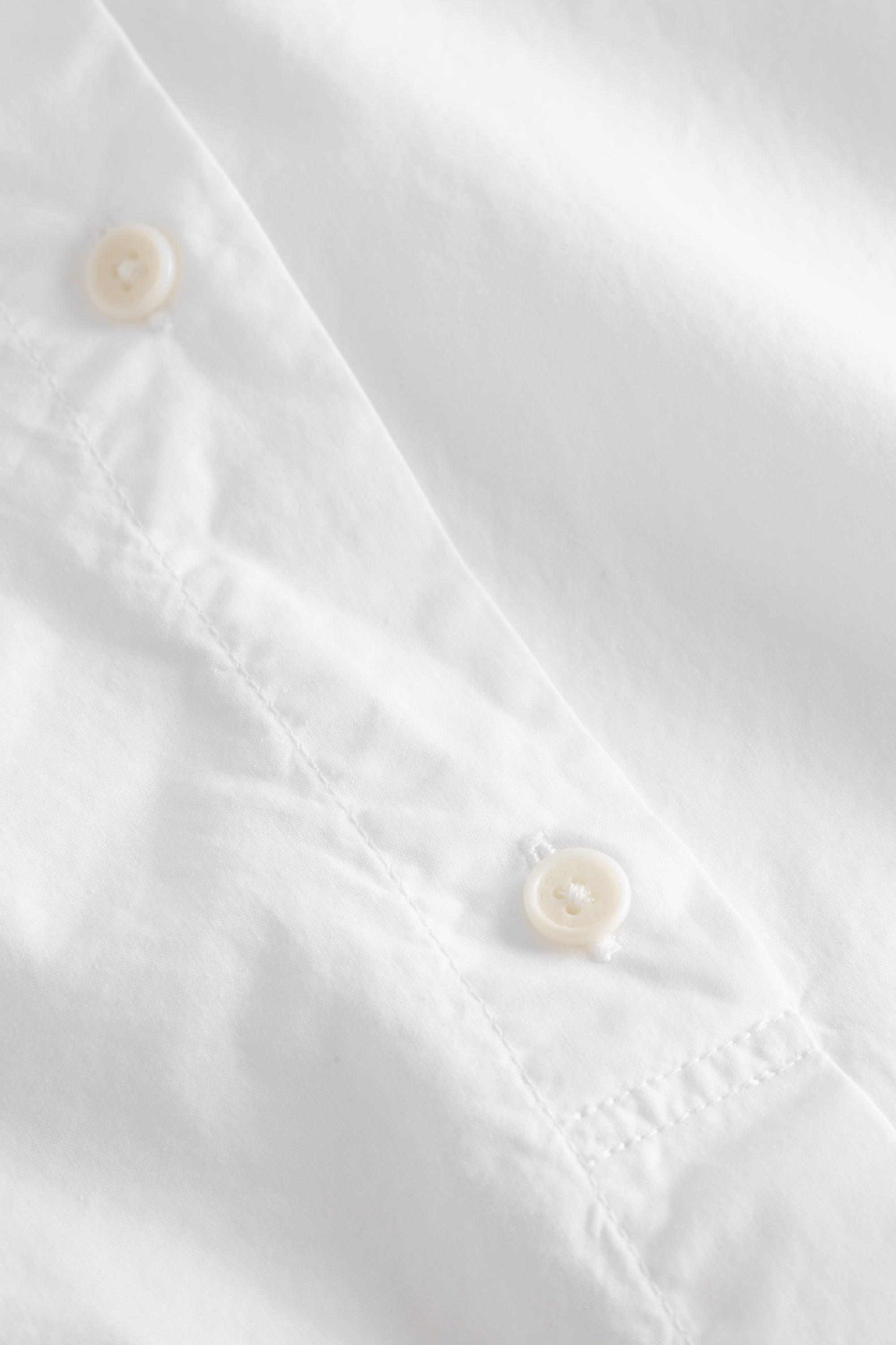 Rue de Tokyo DARLA GARMENT DYED POPLIN DRESSES WHITE