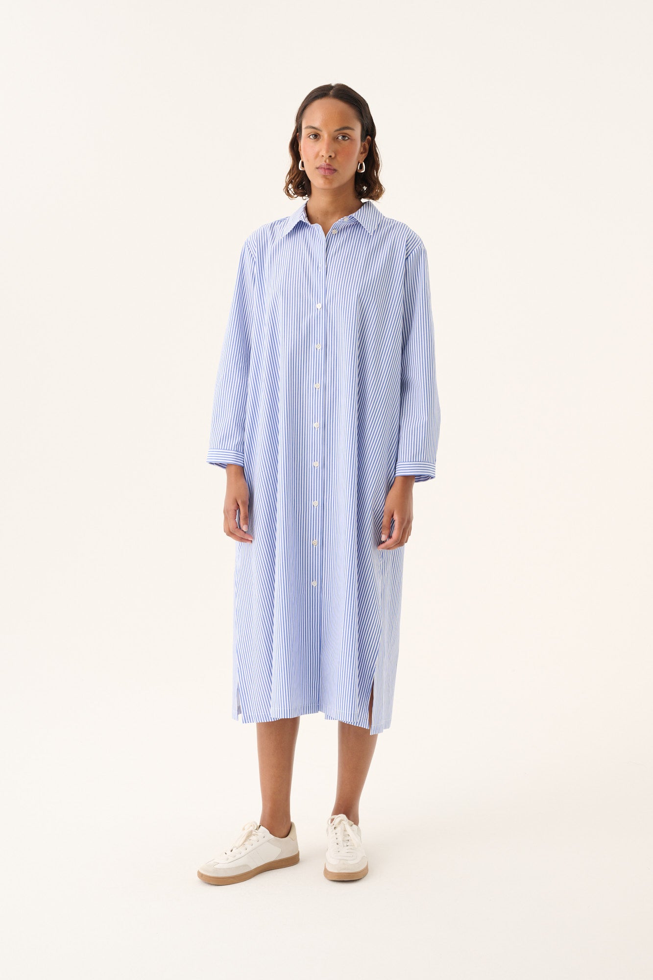 Rue de Tokyo DEESA COTTON STRIPE Dresses BLUE WHITE STRIPE
