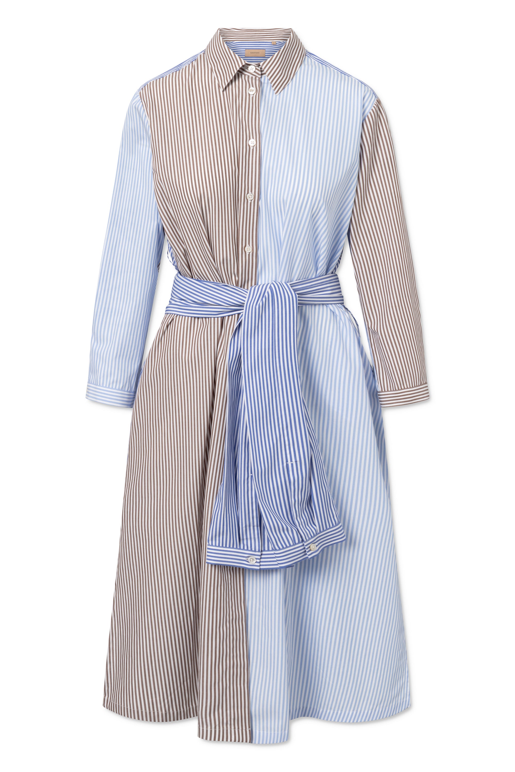 Rue de Tokyo DELLA MULTI-STRIPE Dresses BROWN