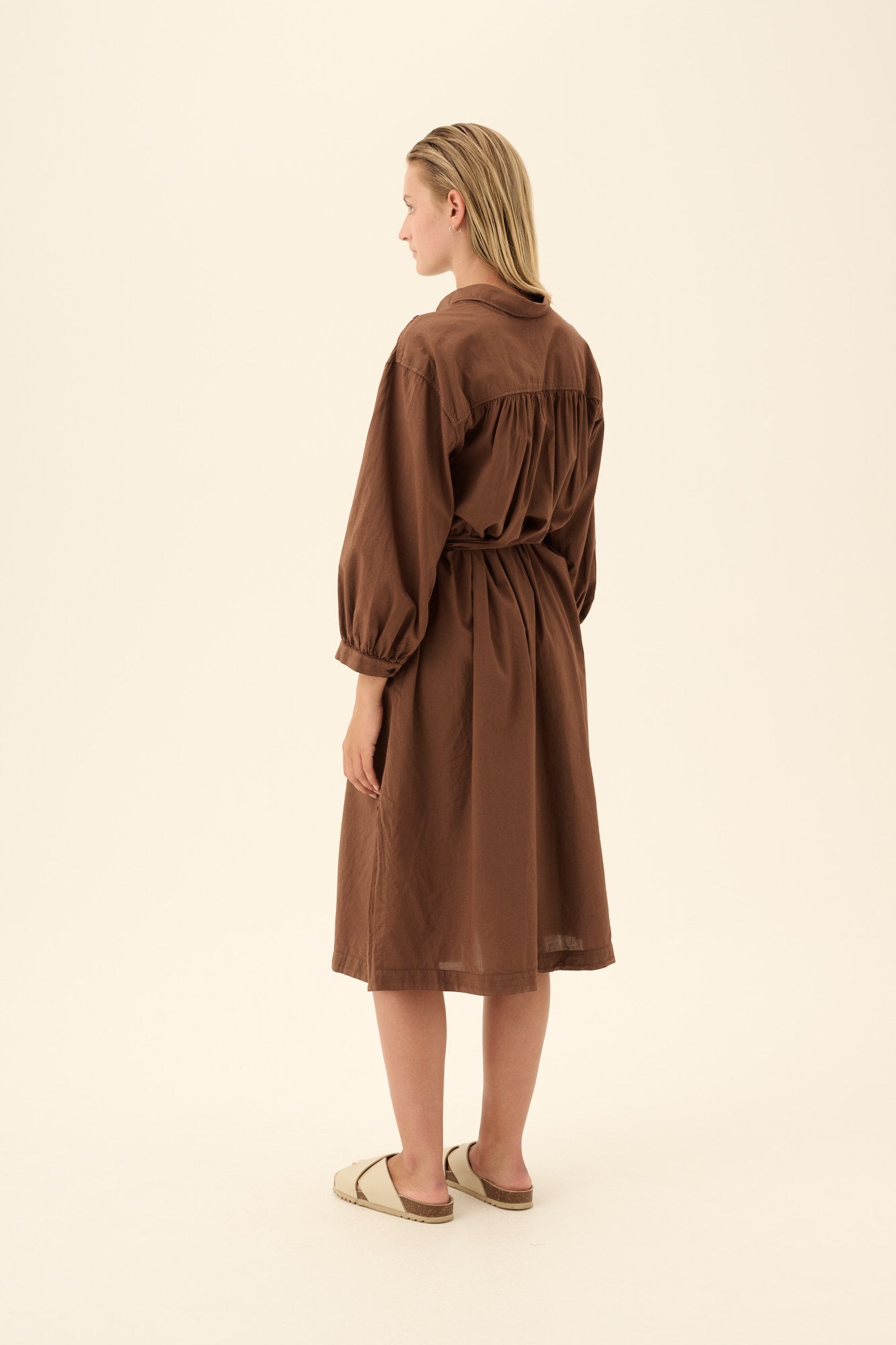 Rue de Tokyo DENALI GMTD VOILE Dresses DARK BROWN
