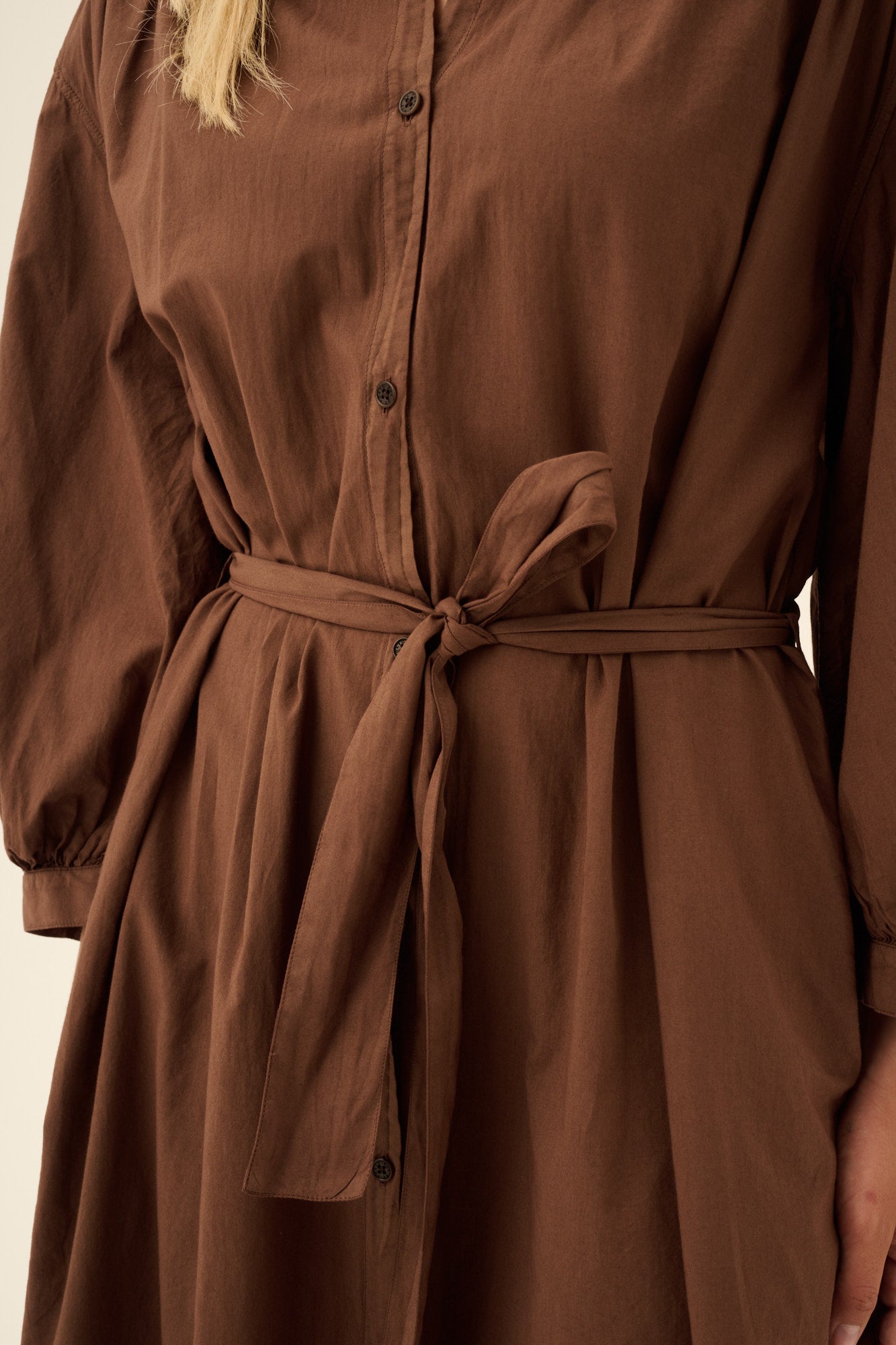 Rue de Tokyo DENALI GMTD VOILE Dresses DARK BROWN