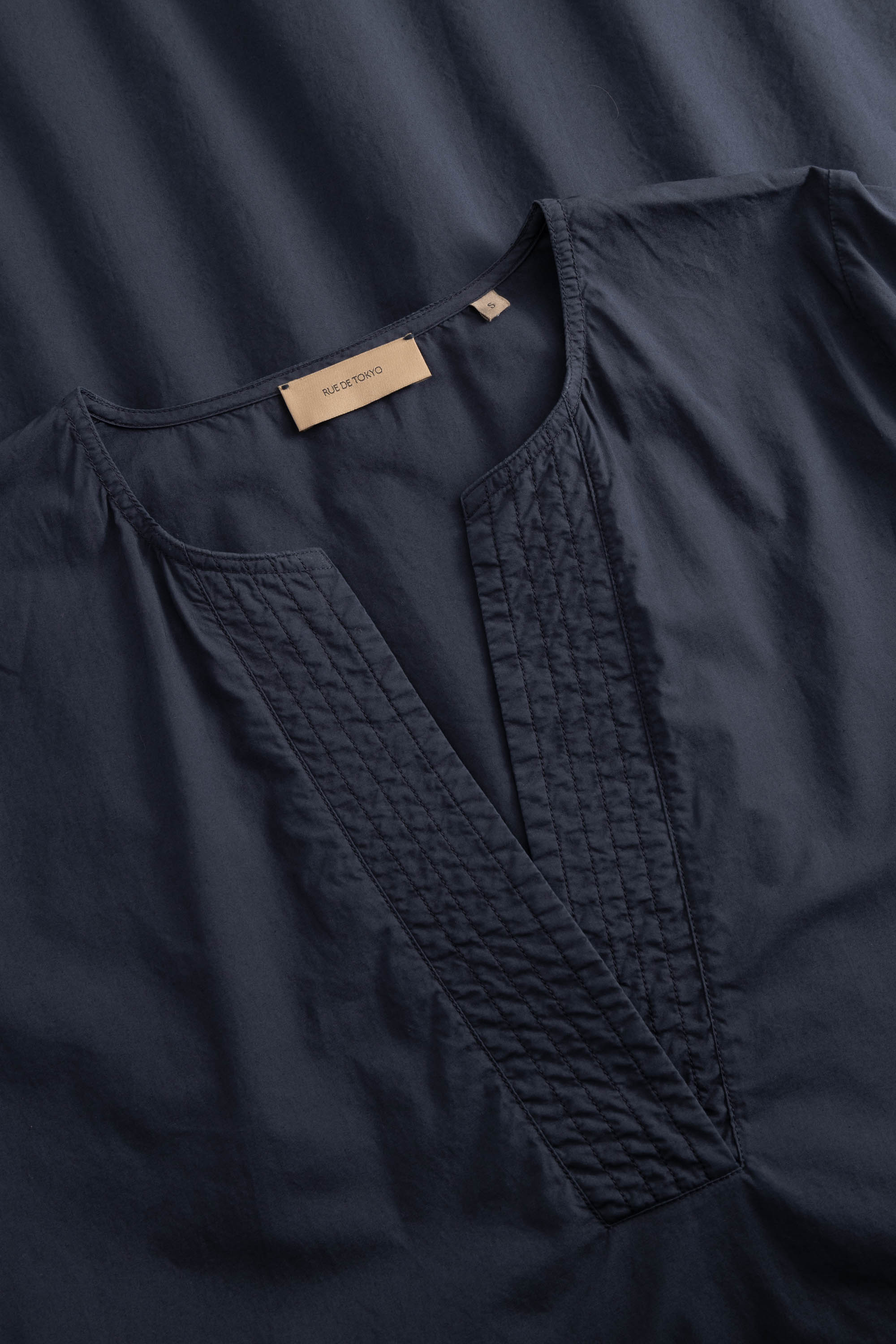 Rue de Tokyo DESI GMTD POPLIN Dresses DARK NAVY