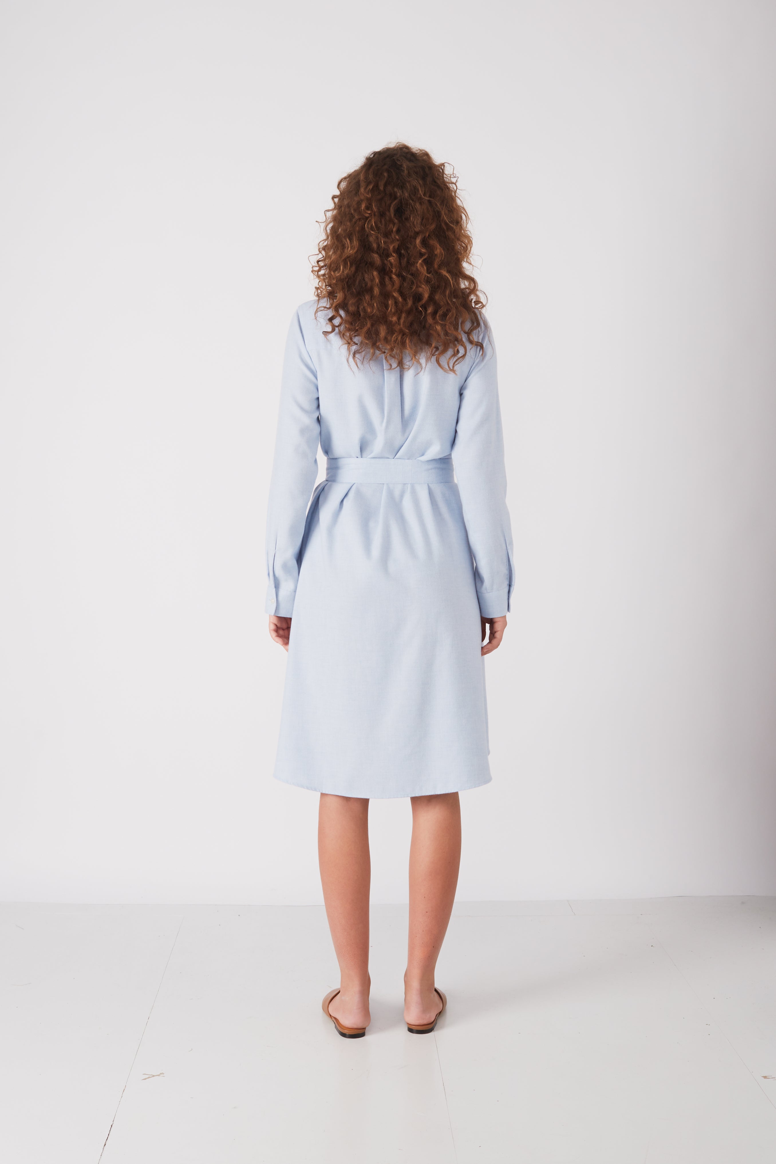 Rue de Tokyo DEVINA COTTON DRESS LIGHT BLUE DRESSES LIGHT BLUE