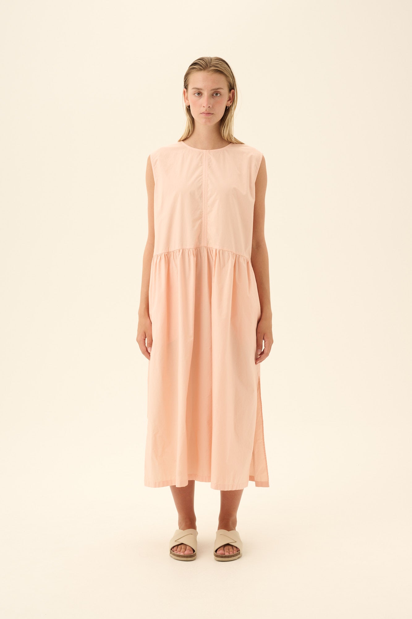 Rue de Tokyo DIANE GMTD POPLIN Dresses BEIGE ROSE