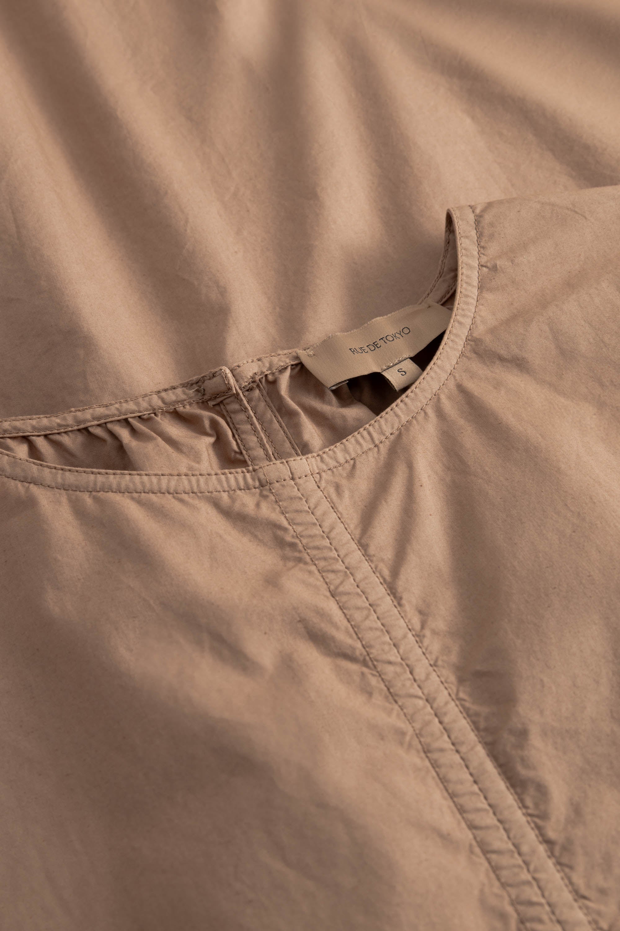 Rue de Tokyo DIANE GMTD POPLIN Dresses MOCHA