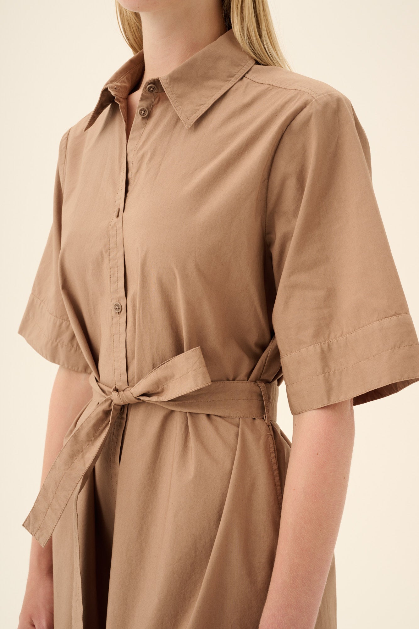 Rue de Tokyo DIDI GMTD POPLIN Dresses MOCHA