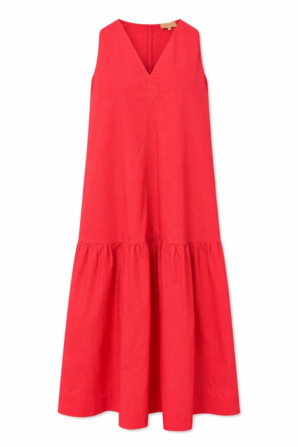 Rue de Tokyo DODDA ORGANIC GARMENT DYED POPLIN Dresses BITTERSWEET RED